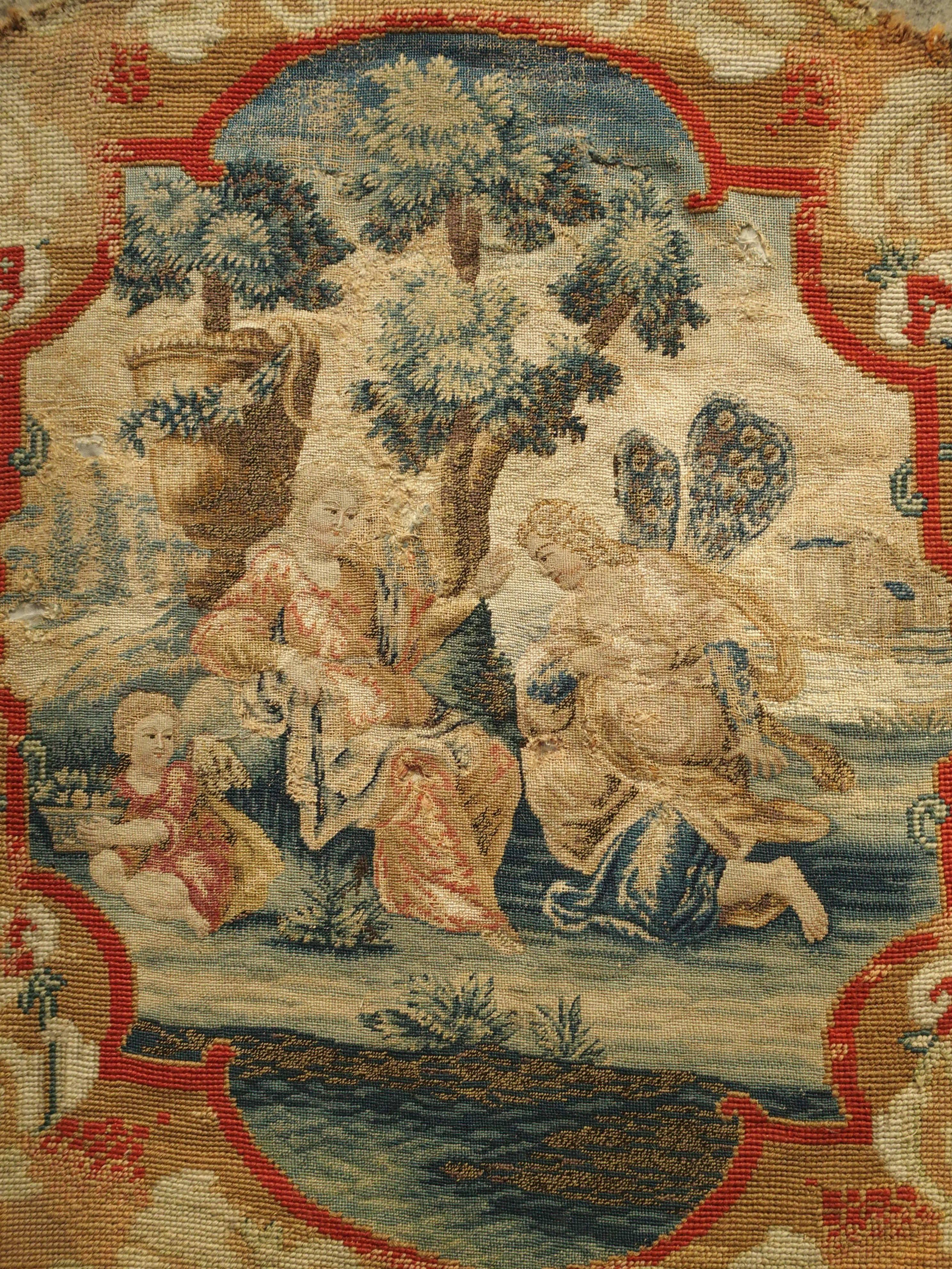 back of tapestry