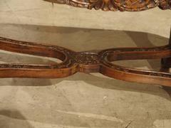 Antique Regence Style Bench from France, 19th Century
