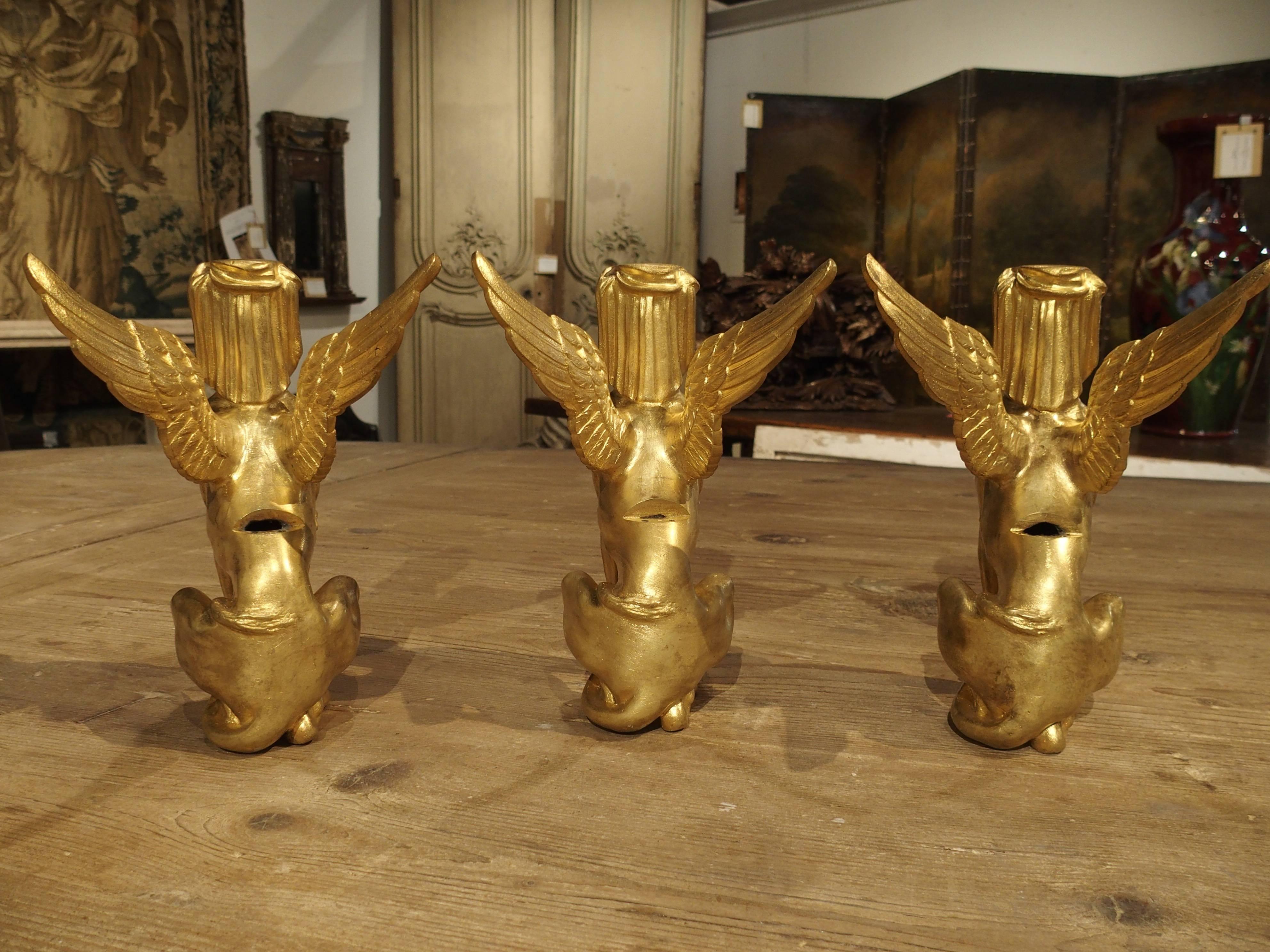 Set of Four French Bronze Dore Sphinxes, 19th Century 3