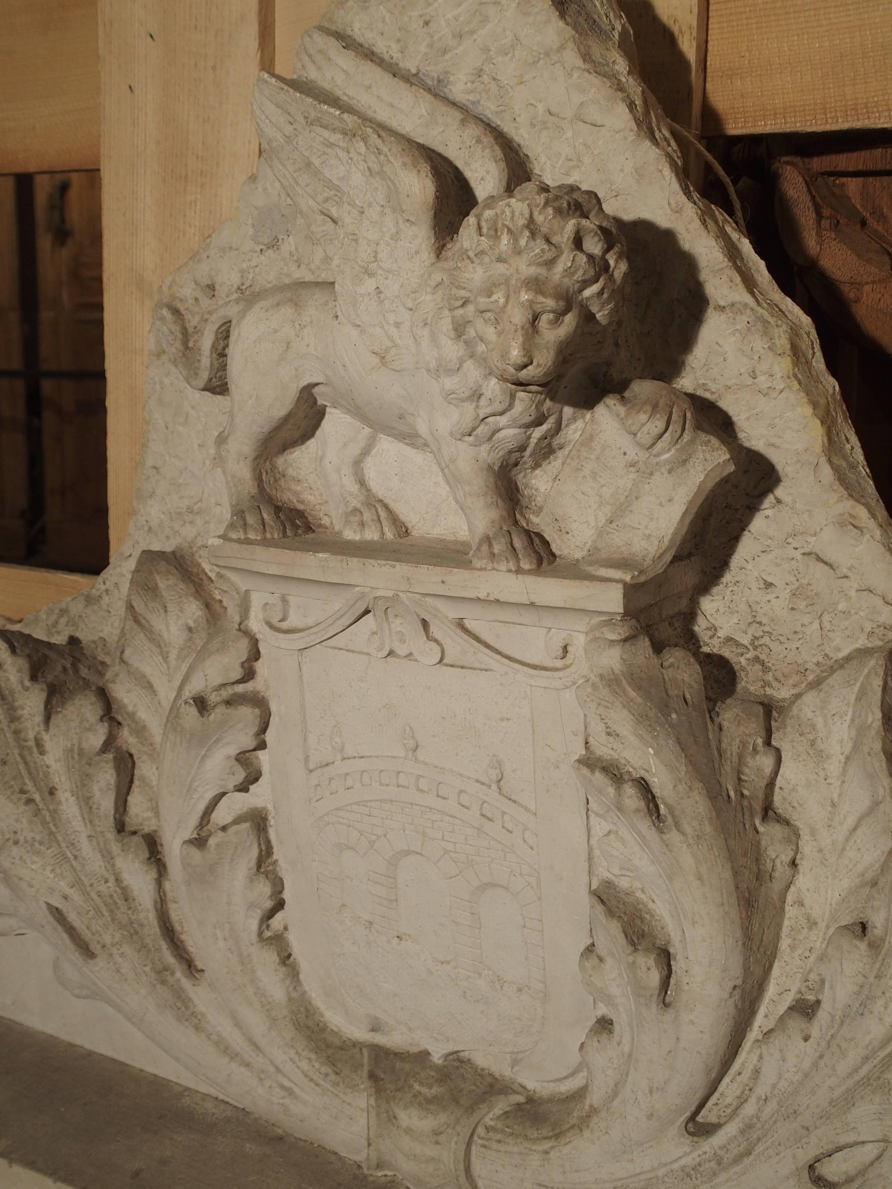 Carved Venetian Marble Overdoor, circa 1800 5