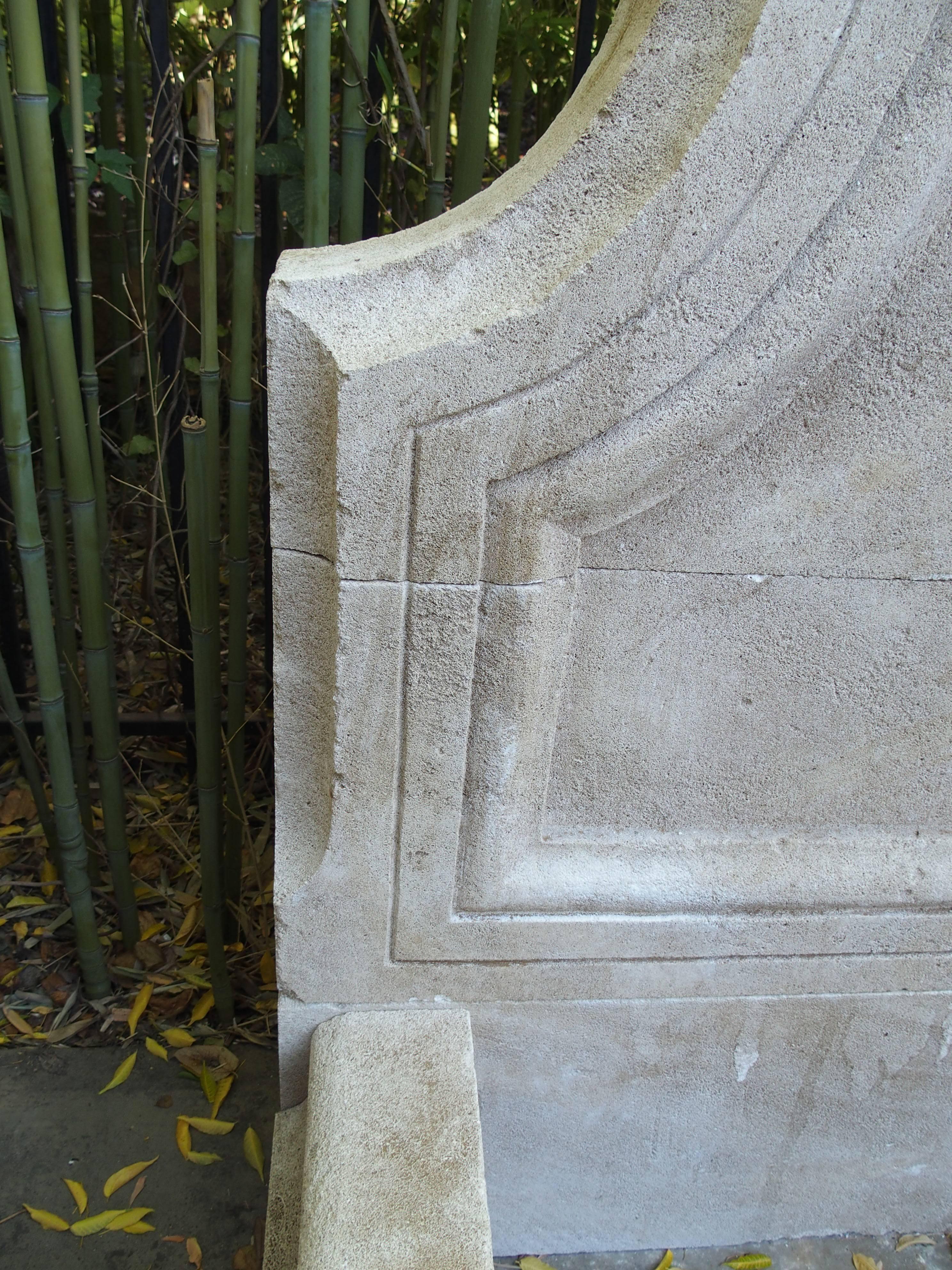 French Hand-Carved Wall Fountain from Provence, France