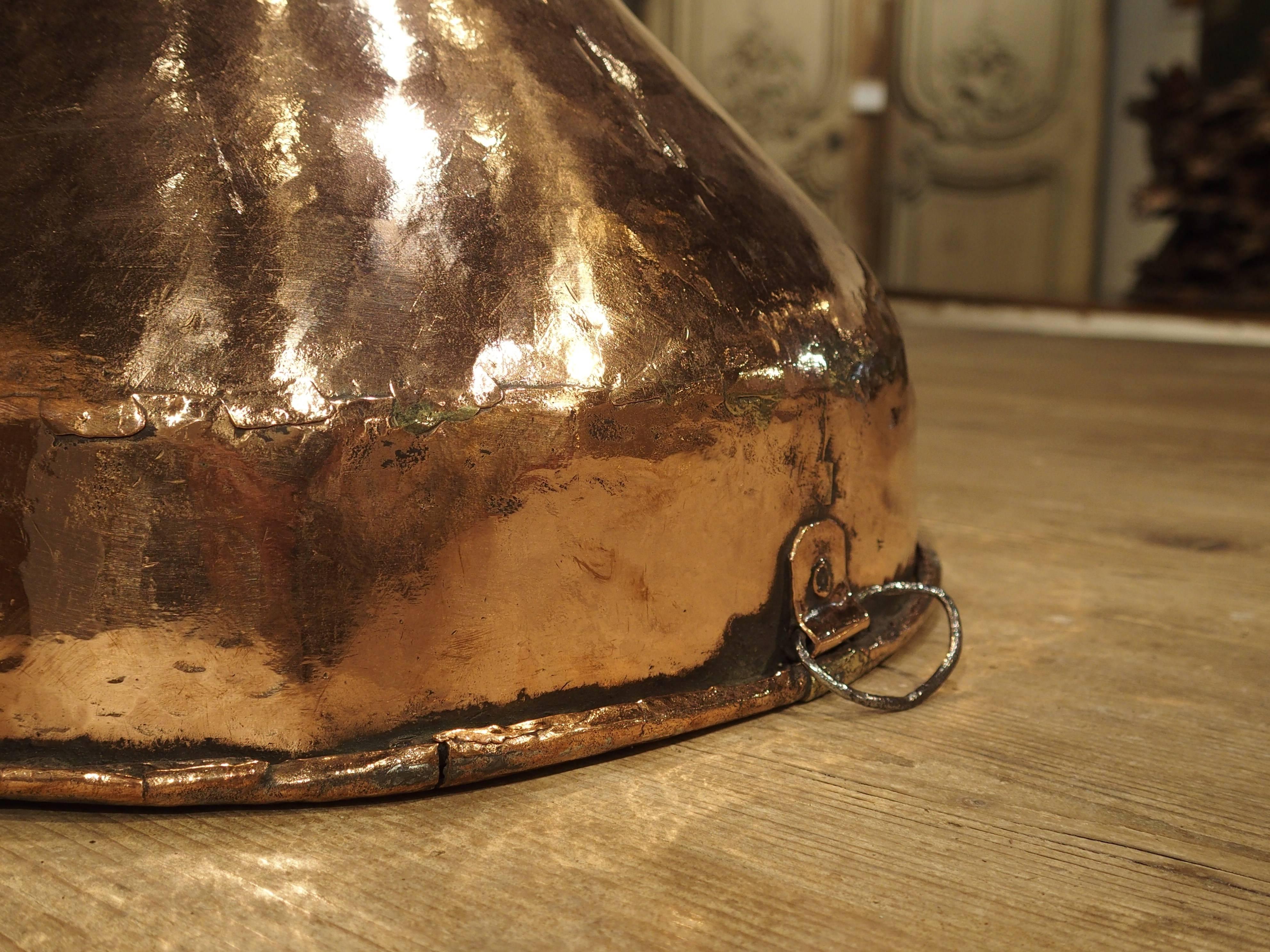 18th Century French Copper Wine Funnel 3