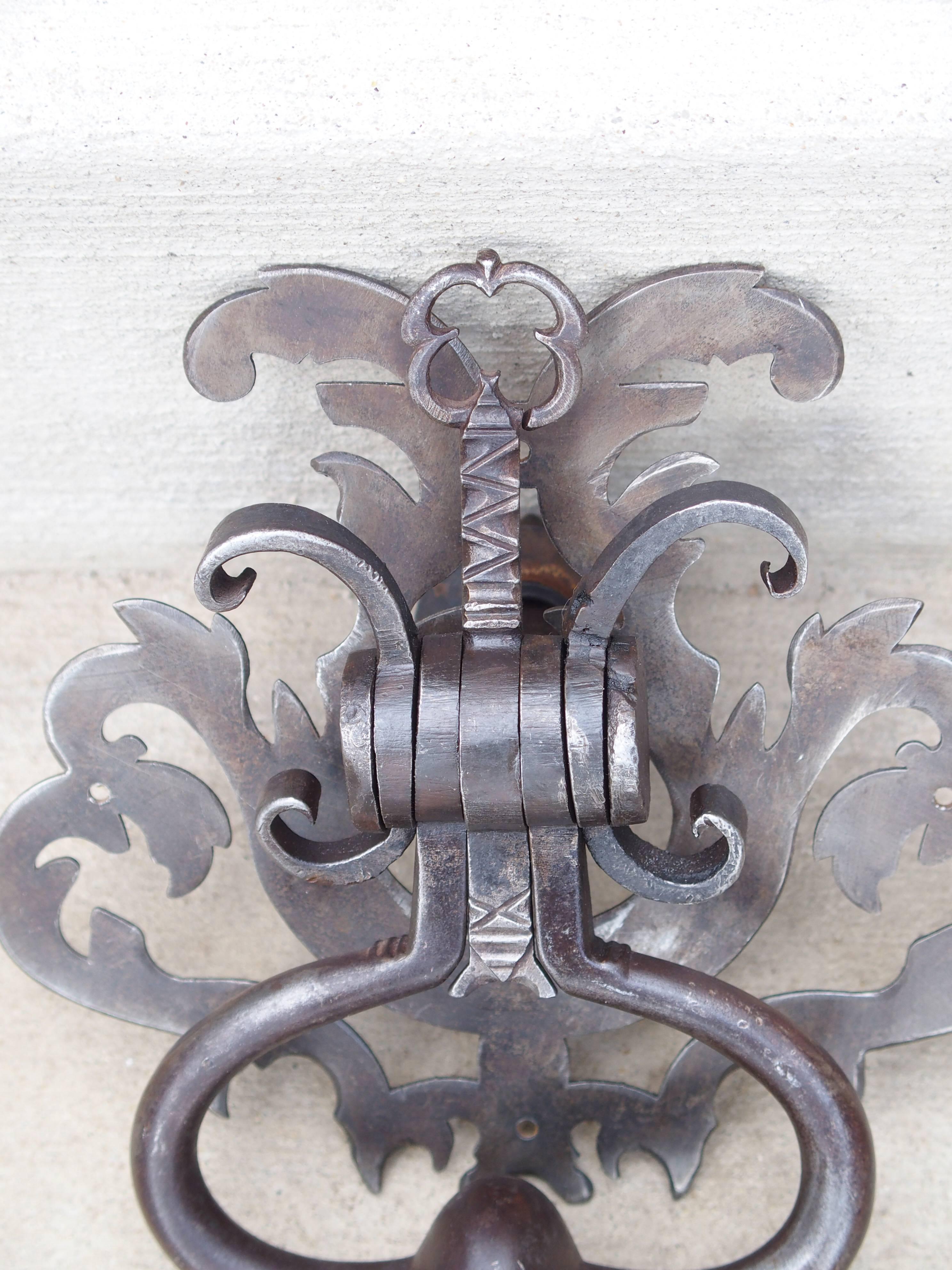 french door knocker