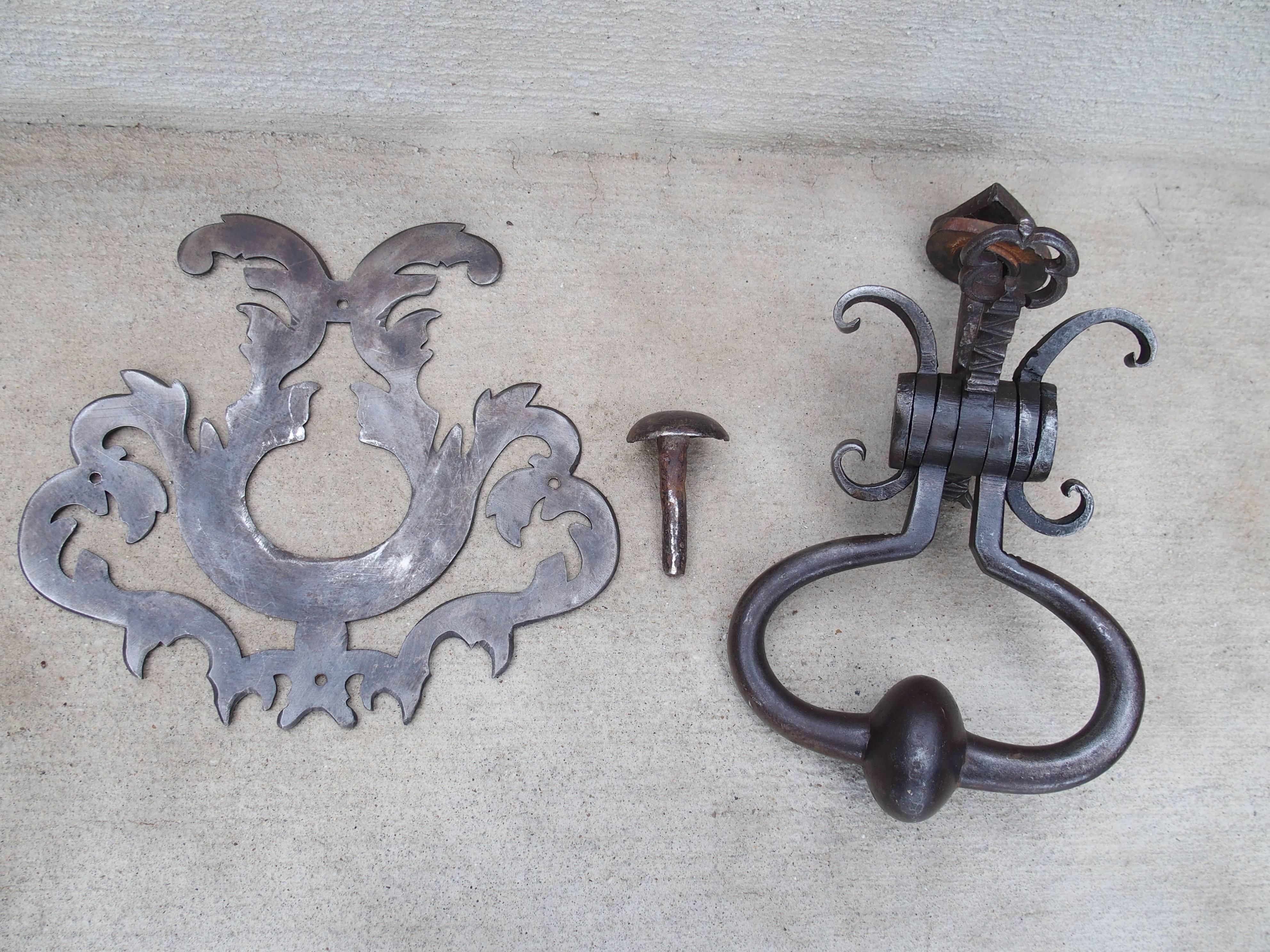 18th Century Door Knocker from France In Good Condition In Dallas, TX