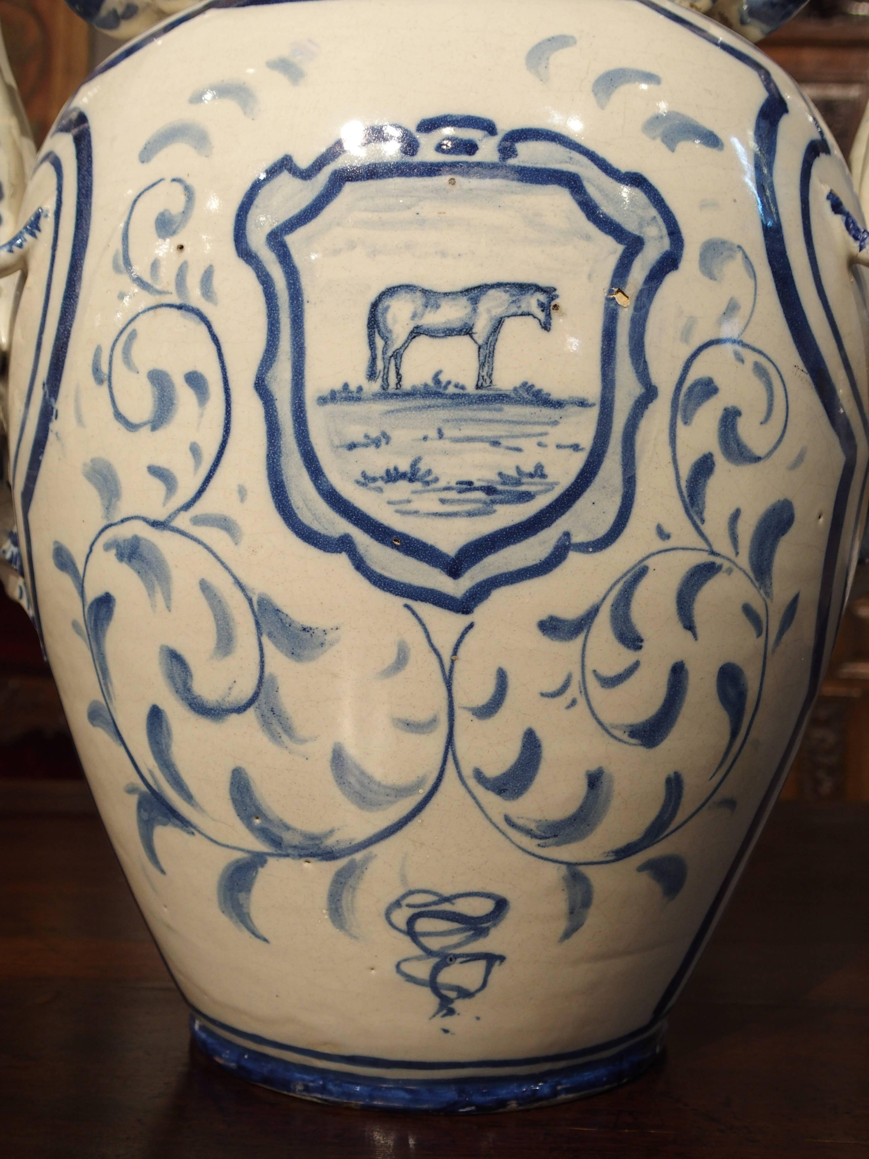 Savona pottery is famous above all for its characteristic blue and white colors, known as 