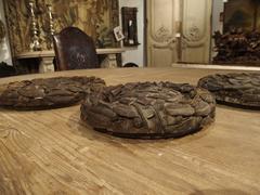 Set of Three Carved Plaques from a Church in Rouen, France, 19th Century