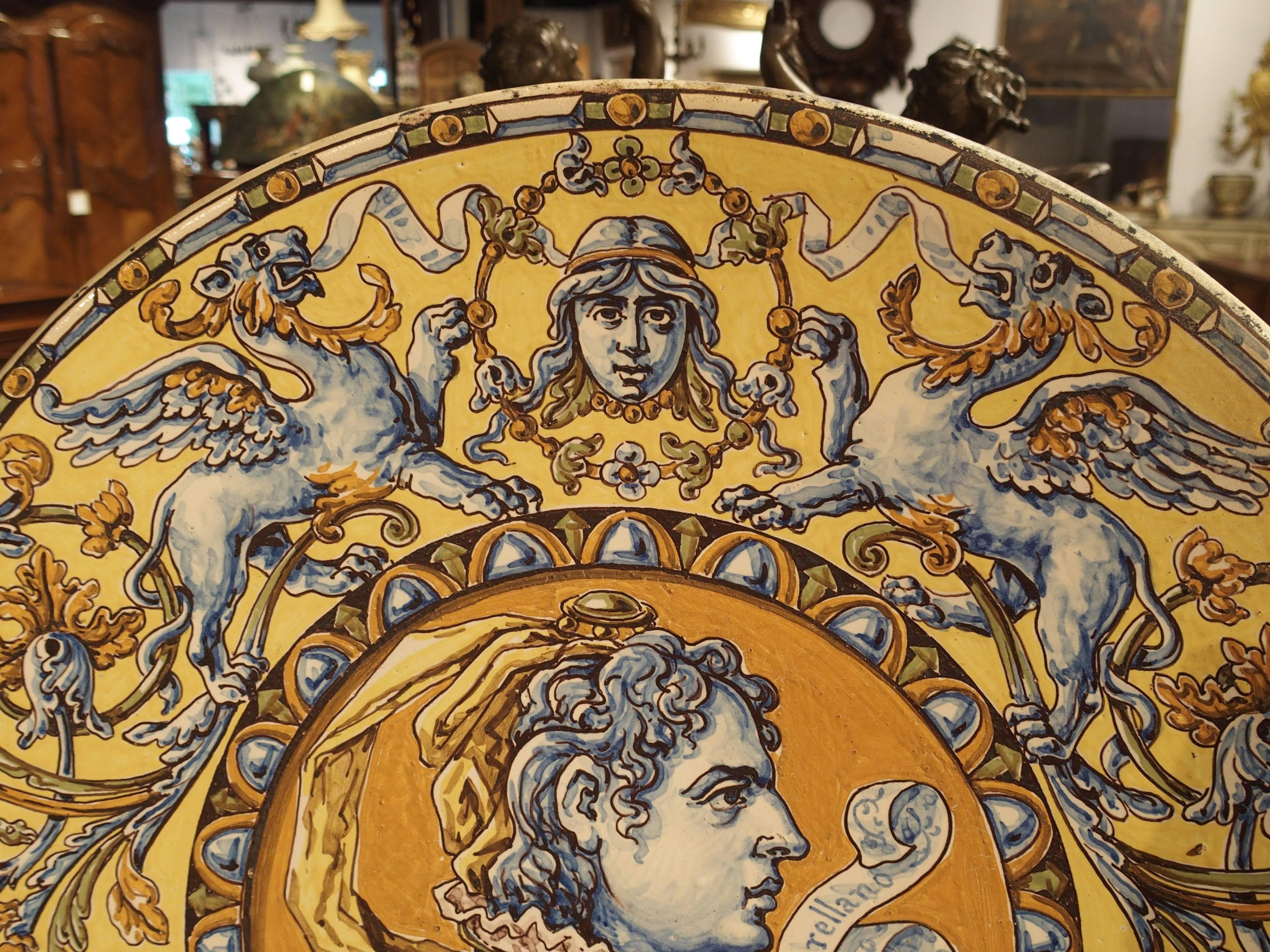 Pair of Signed 19th Century Spanish Plates from Triana 6