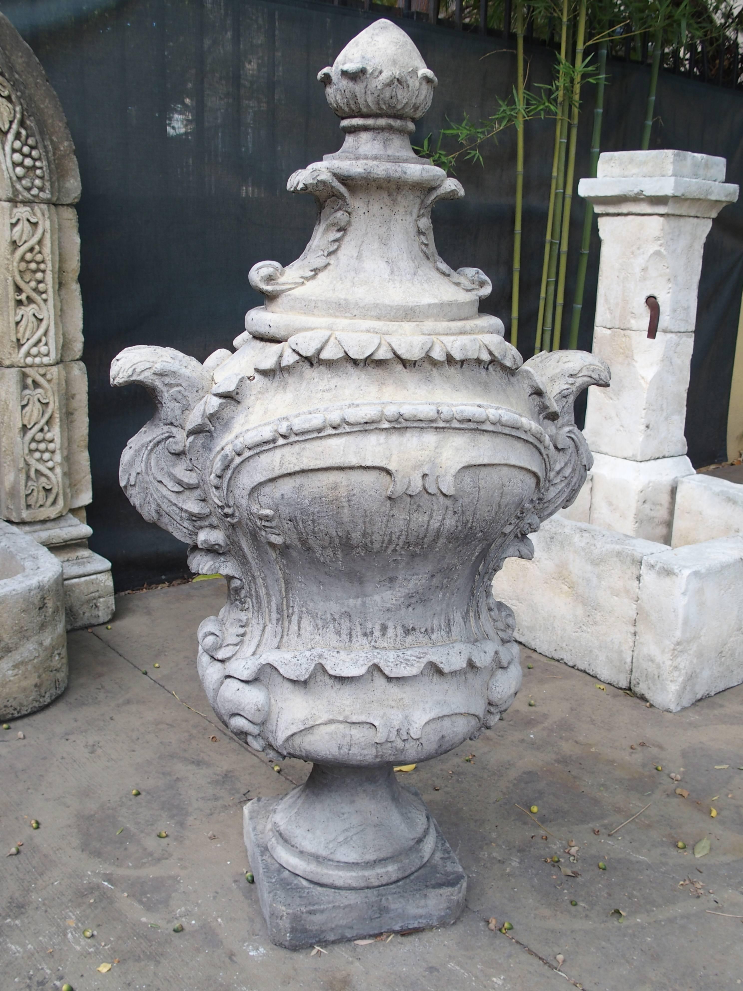 large garden finials