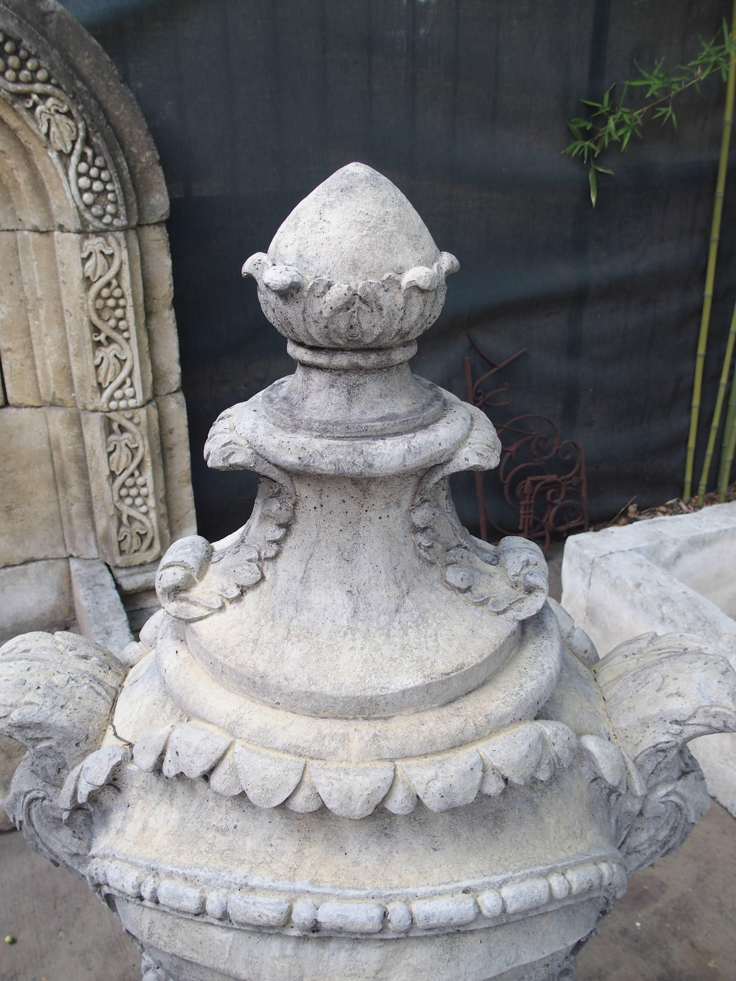 garden finials stone