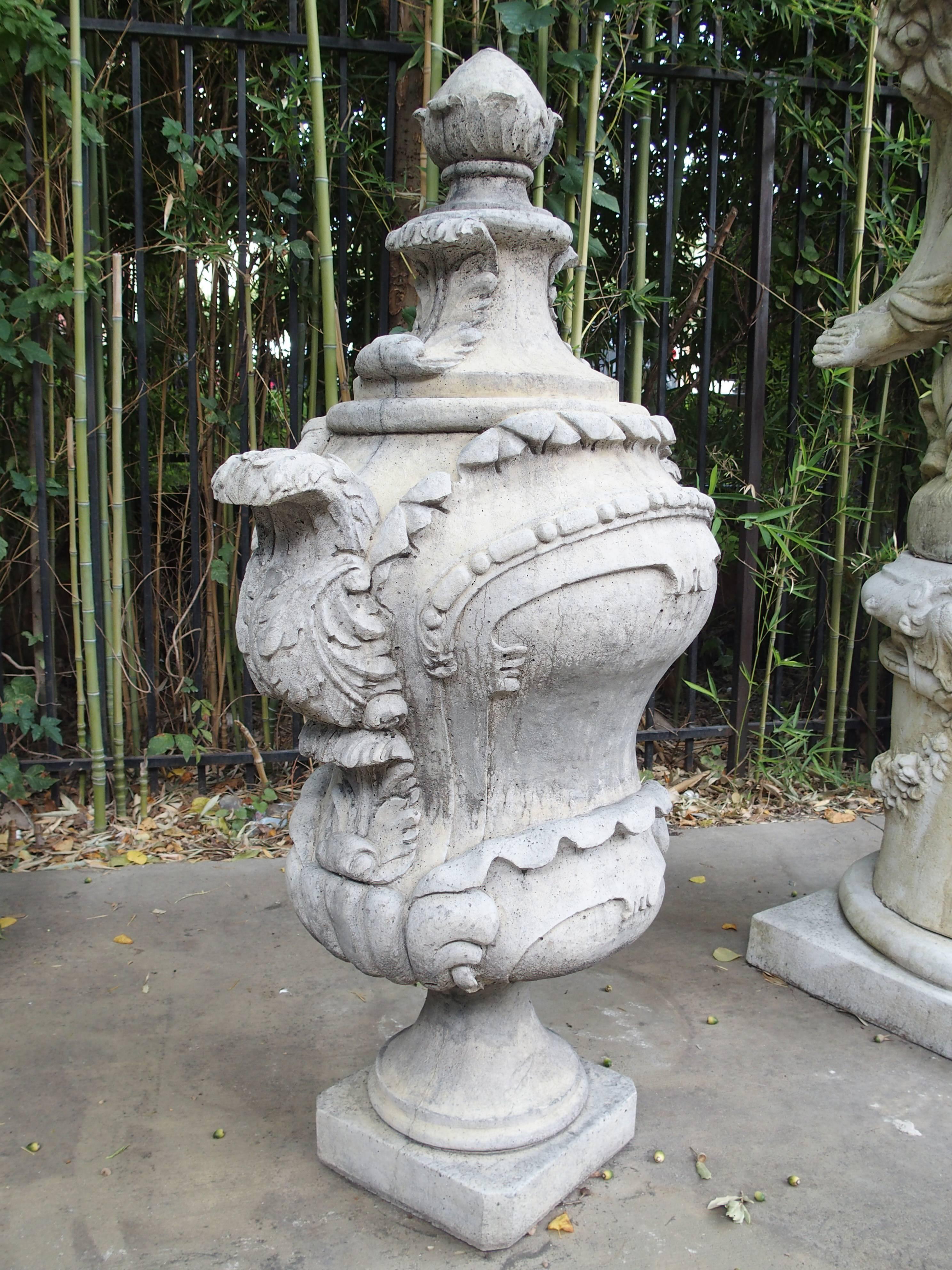 cast stone finials
