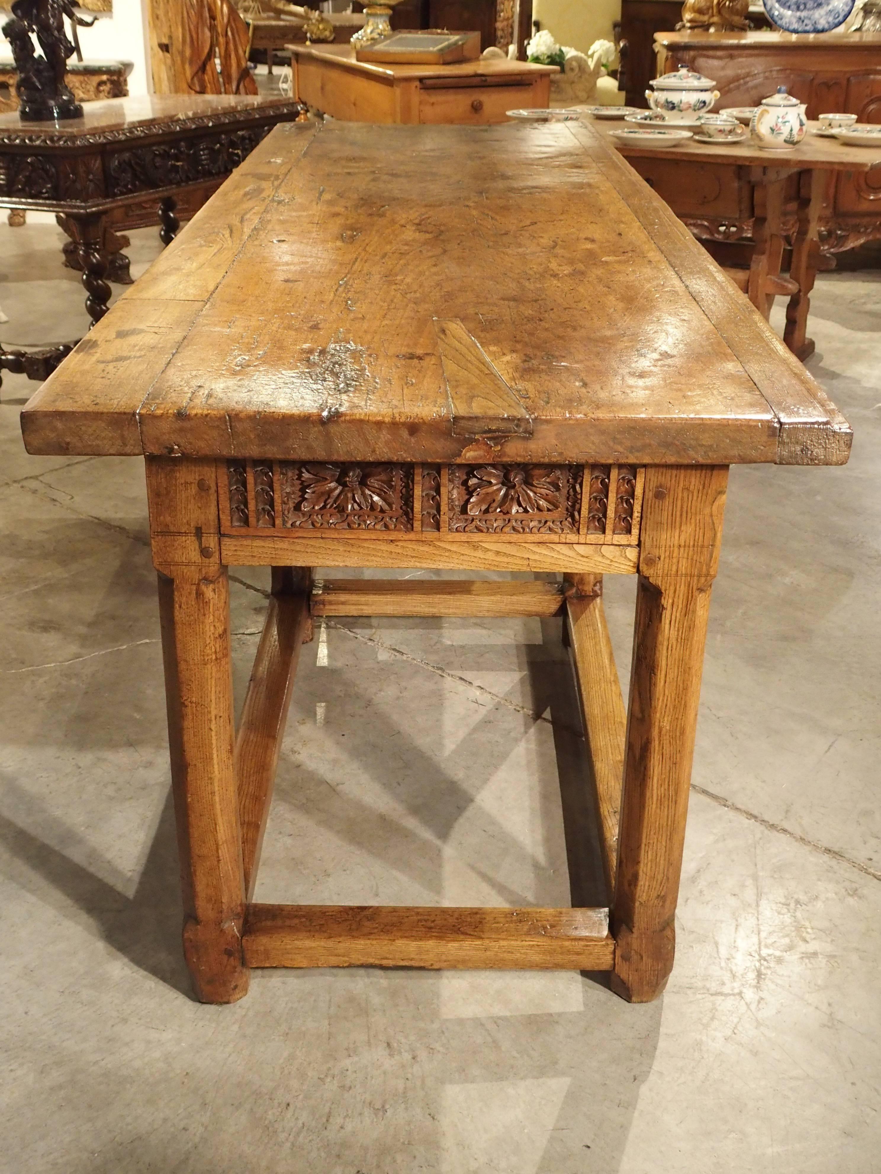 Hand-Carved 18th Century Spanish Table or Console Table
