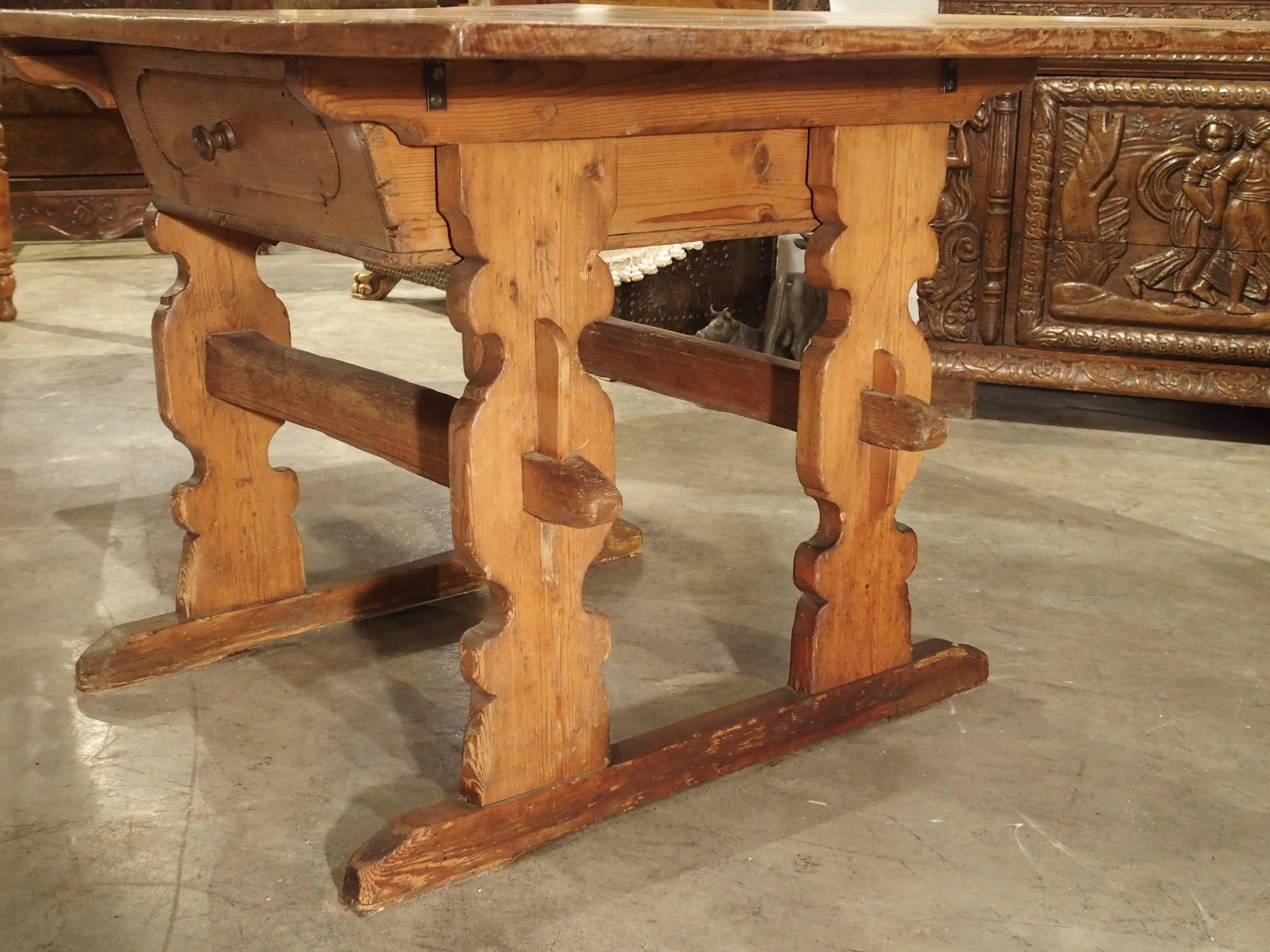 Antique Chalet Table from the Mountain Regions of France, circa 1890 2
