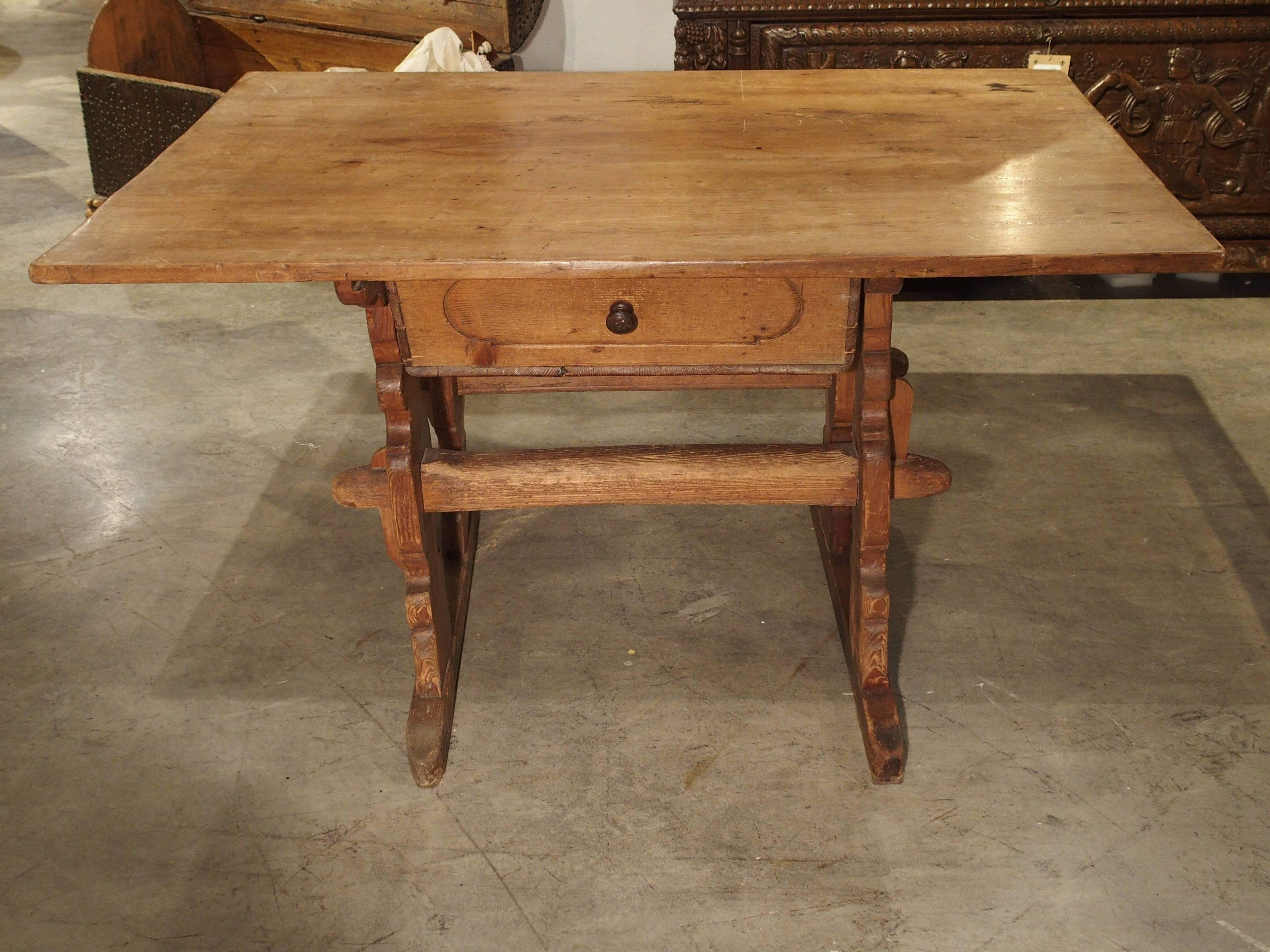 Antique Chalet Table from the Mountain Regions of France, circa 1890 1