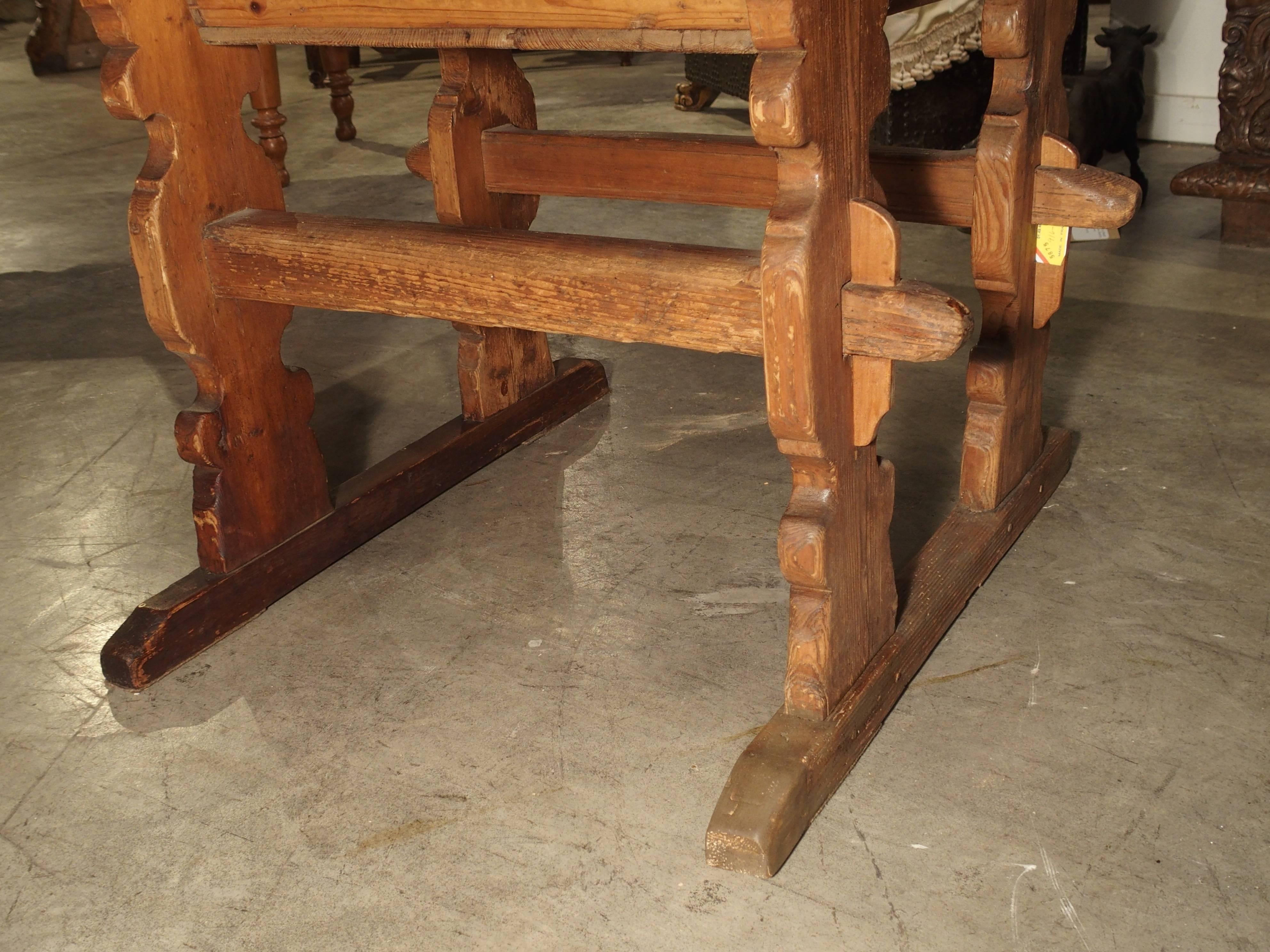 Antique Chalet Table from the Mountain Regions of France, circa 1890 4