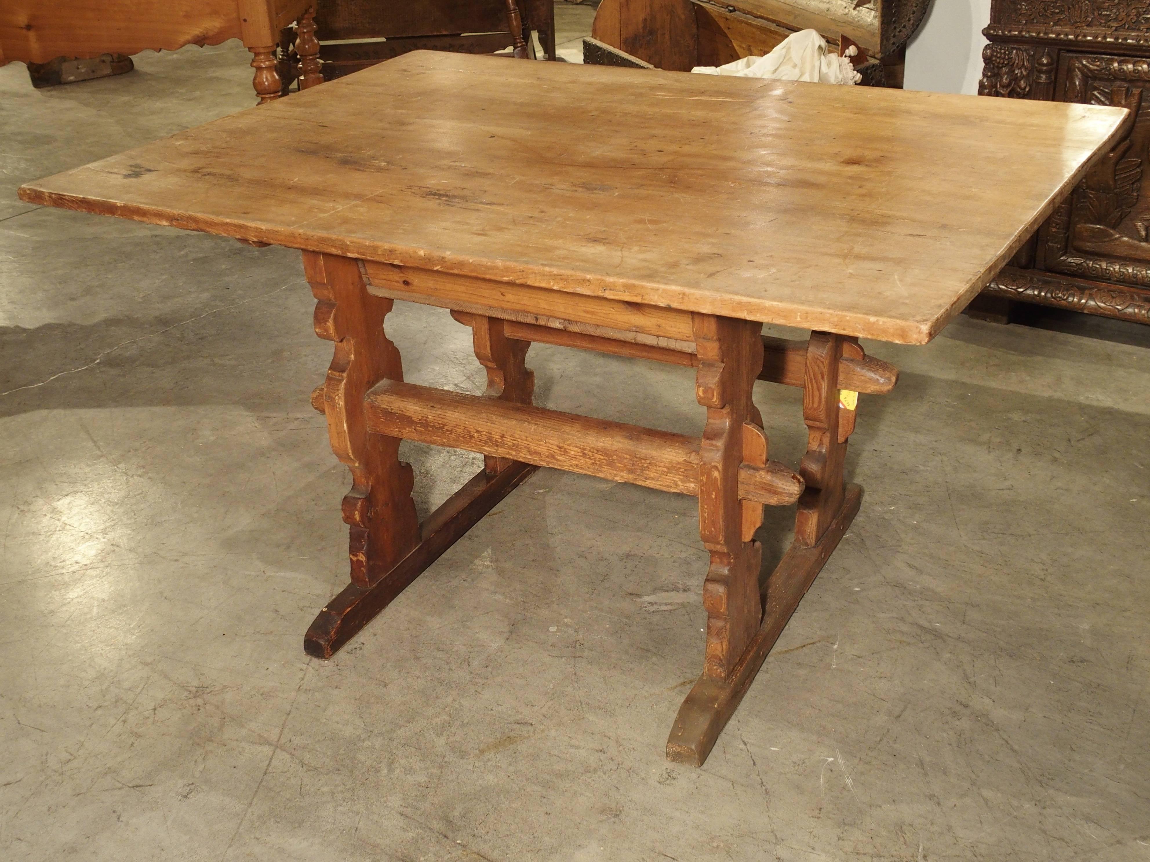 Antique Chalet Table from the Mountain Regions of France, circa 1890 3