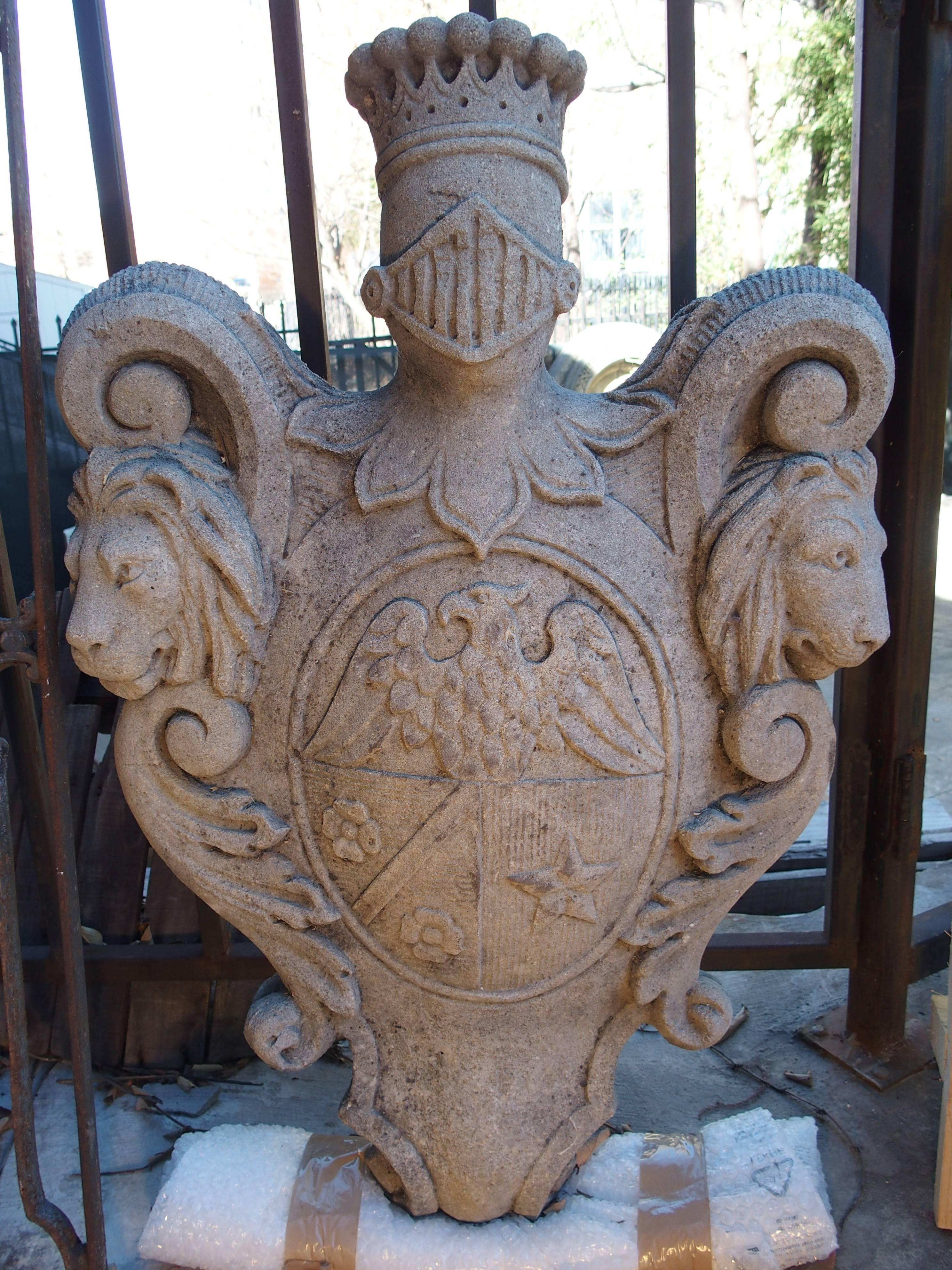 Carved Stone Coat of Arms from Italy 1