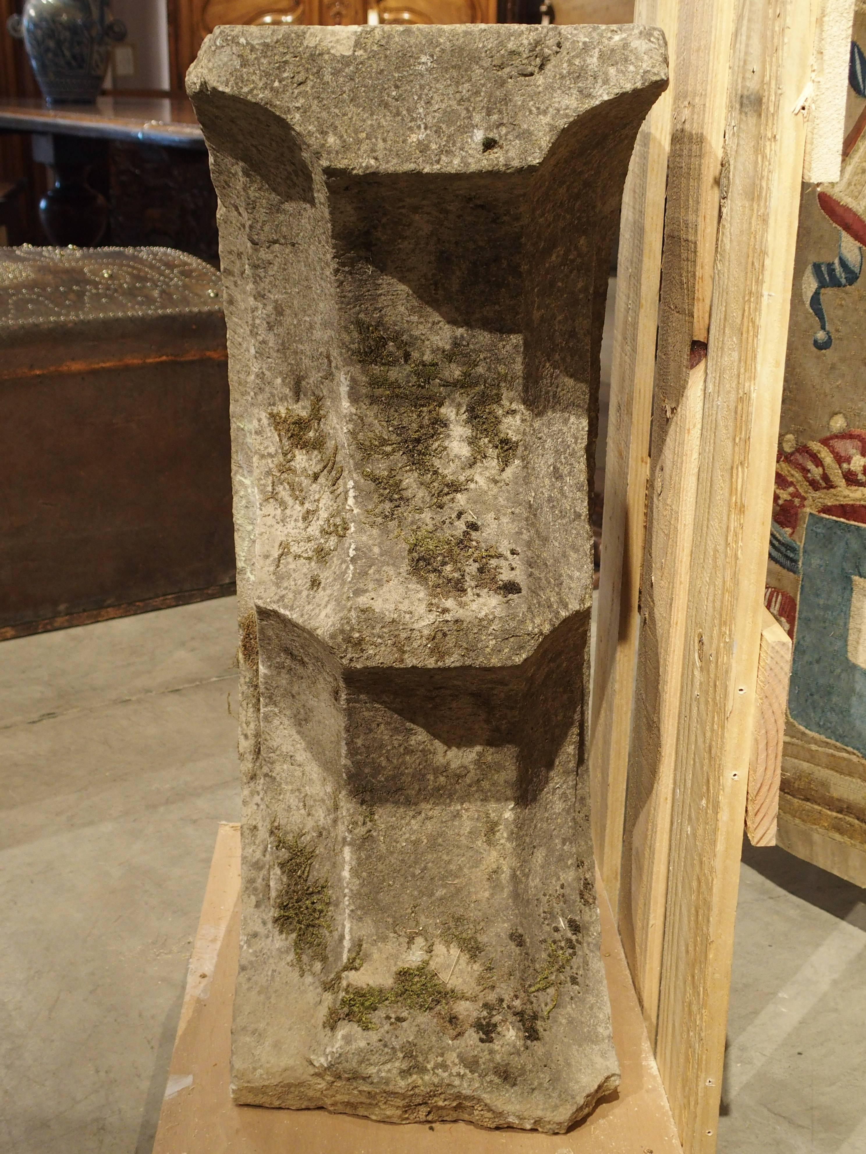 18th Century and Earlier Gothic Period Architectural Stone Fragment from France, 15th Century