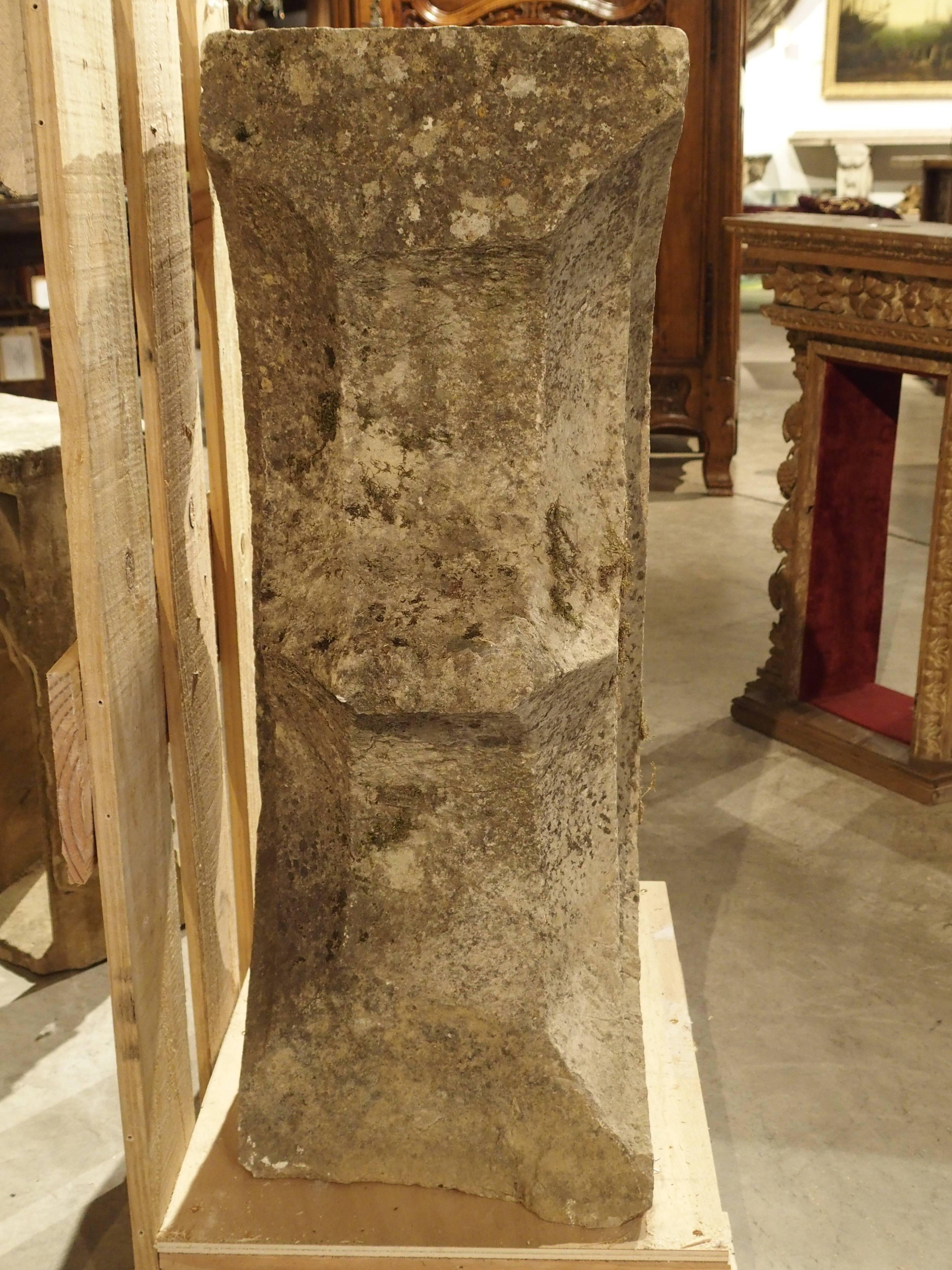Gothic Period Architectural Stone Fragment from France, 15th Century 3