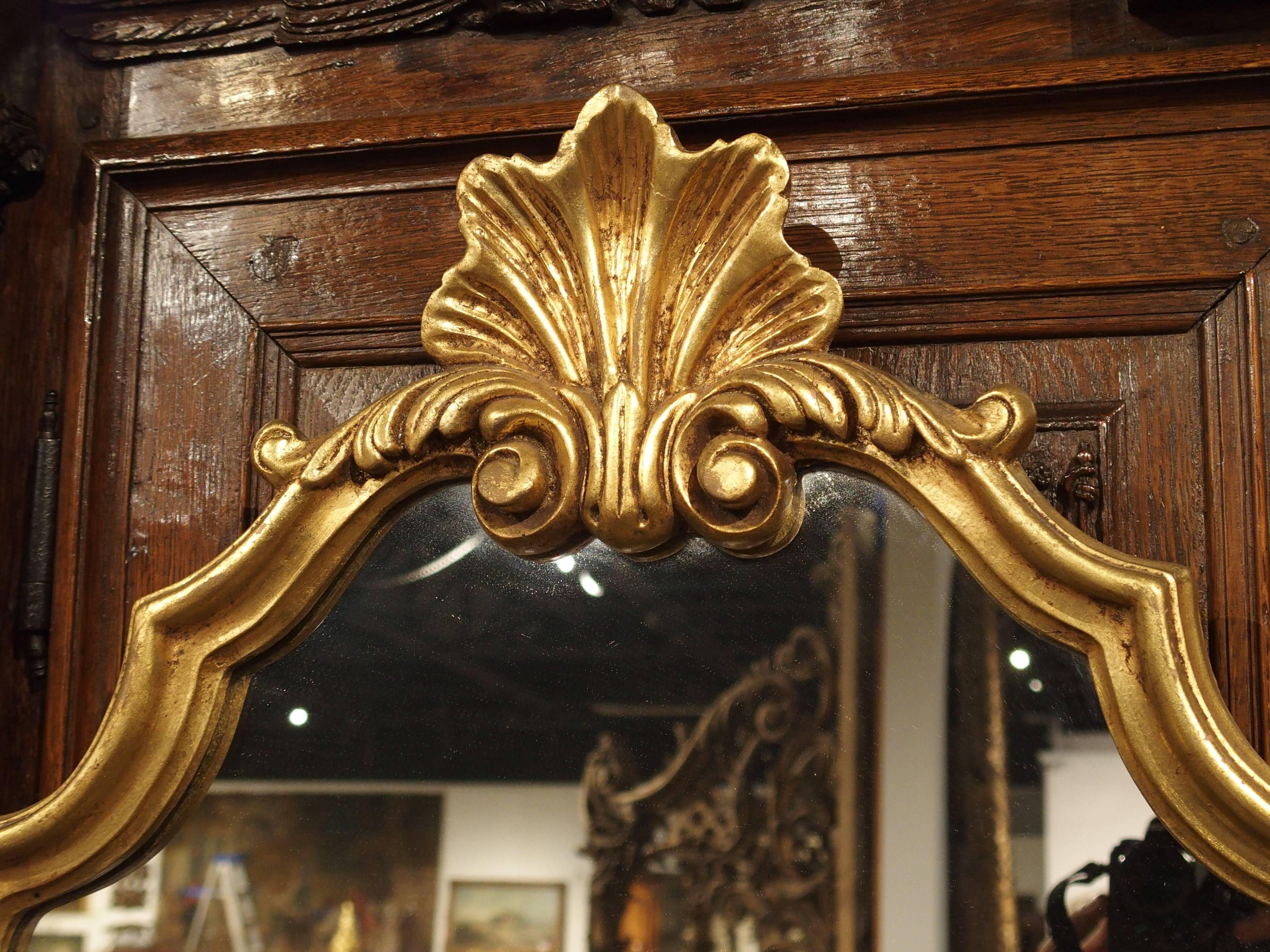 Mid-20th Century Vintage Giltwood Mirror from France