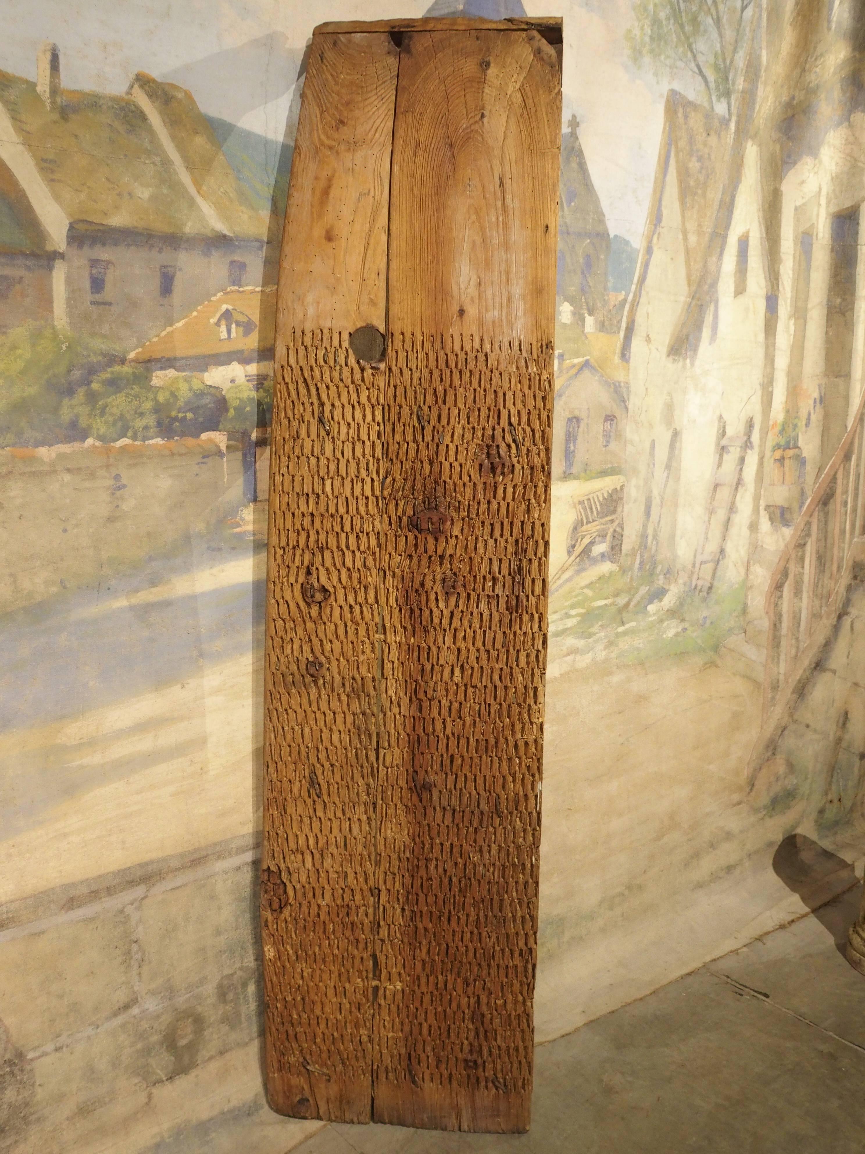 Wood 19th Century Grain Tribulum from the Pyrenees