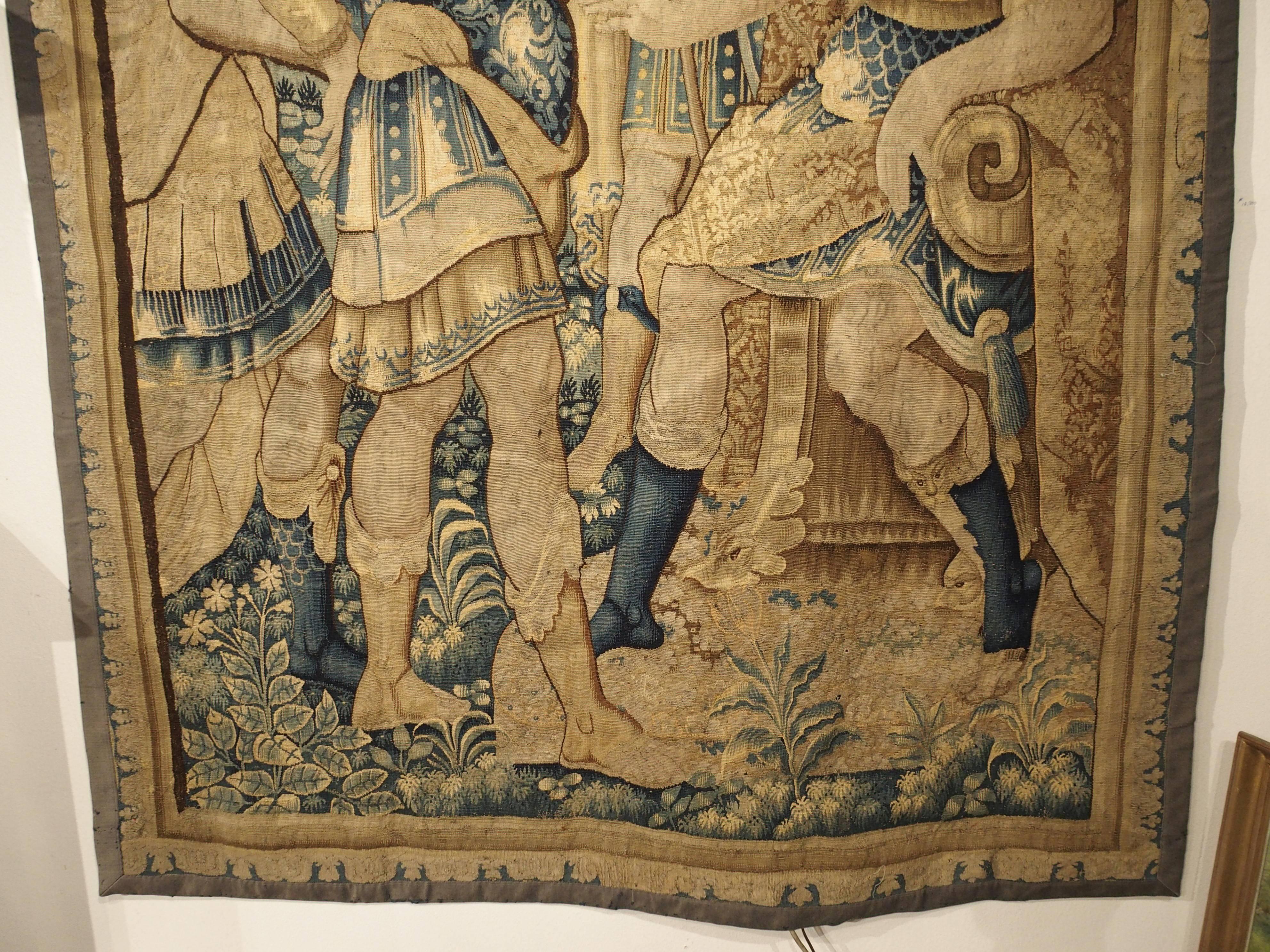 17th Century Wool Tapestry from Flanders 1