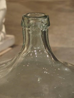 Large Handblown Semillon Demijohn Bottle from France