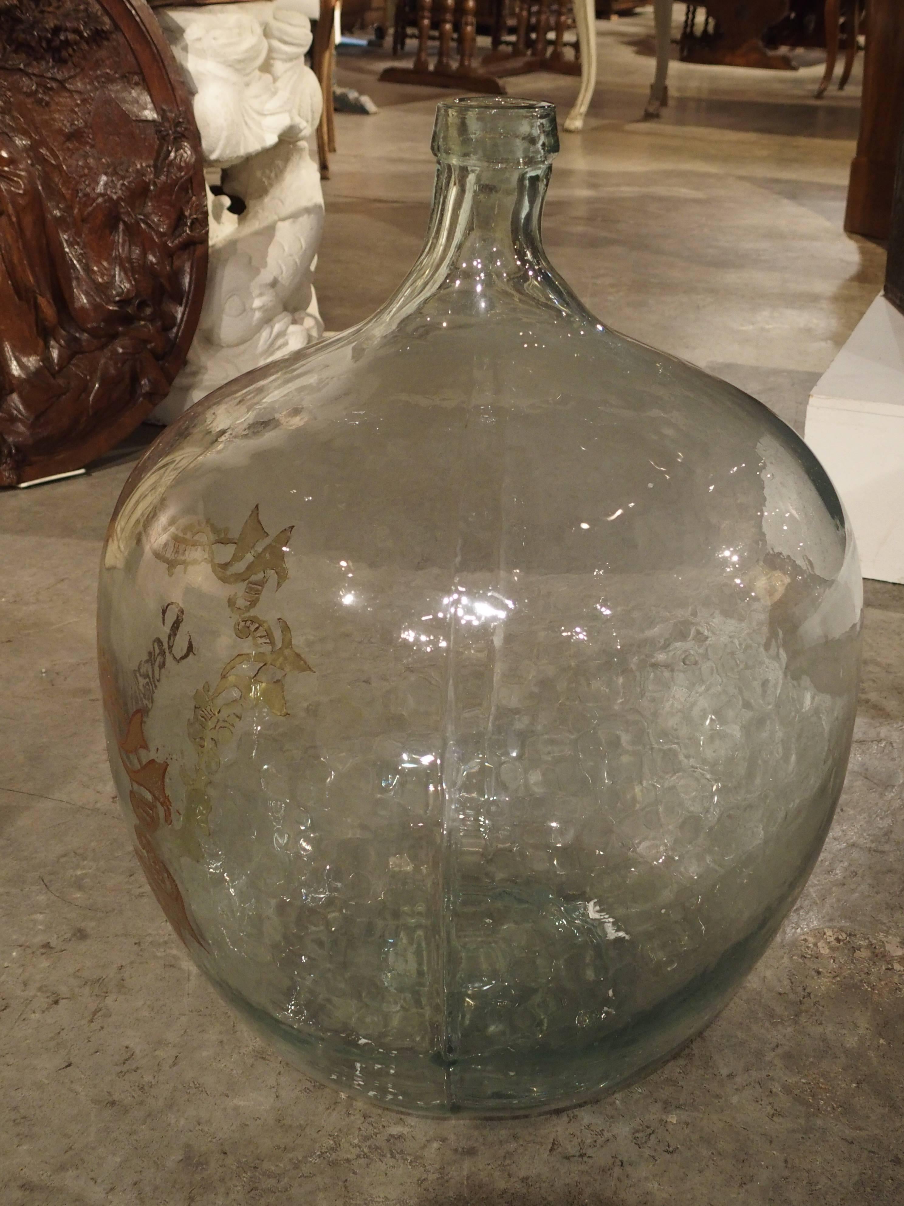 large demijohn bottle