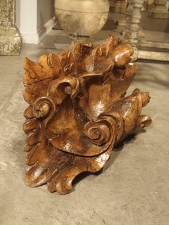 Early 18th Century Regence Carved Overdoor Fragment from France