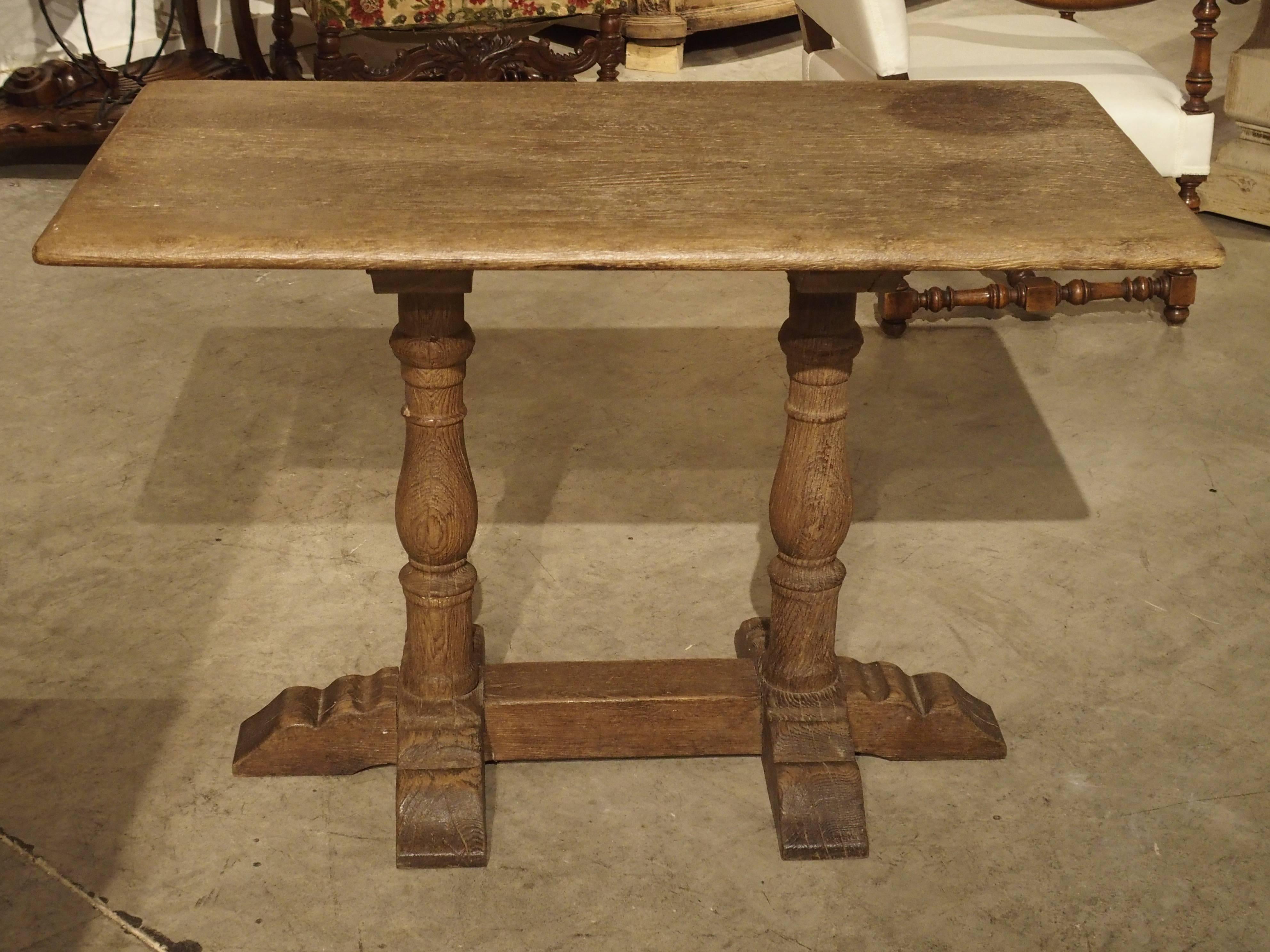 20th Century French Oak Bistro or Restaurant Table, Mid-1900s