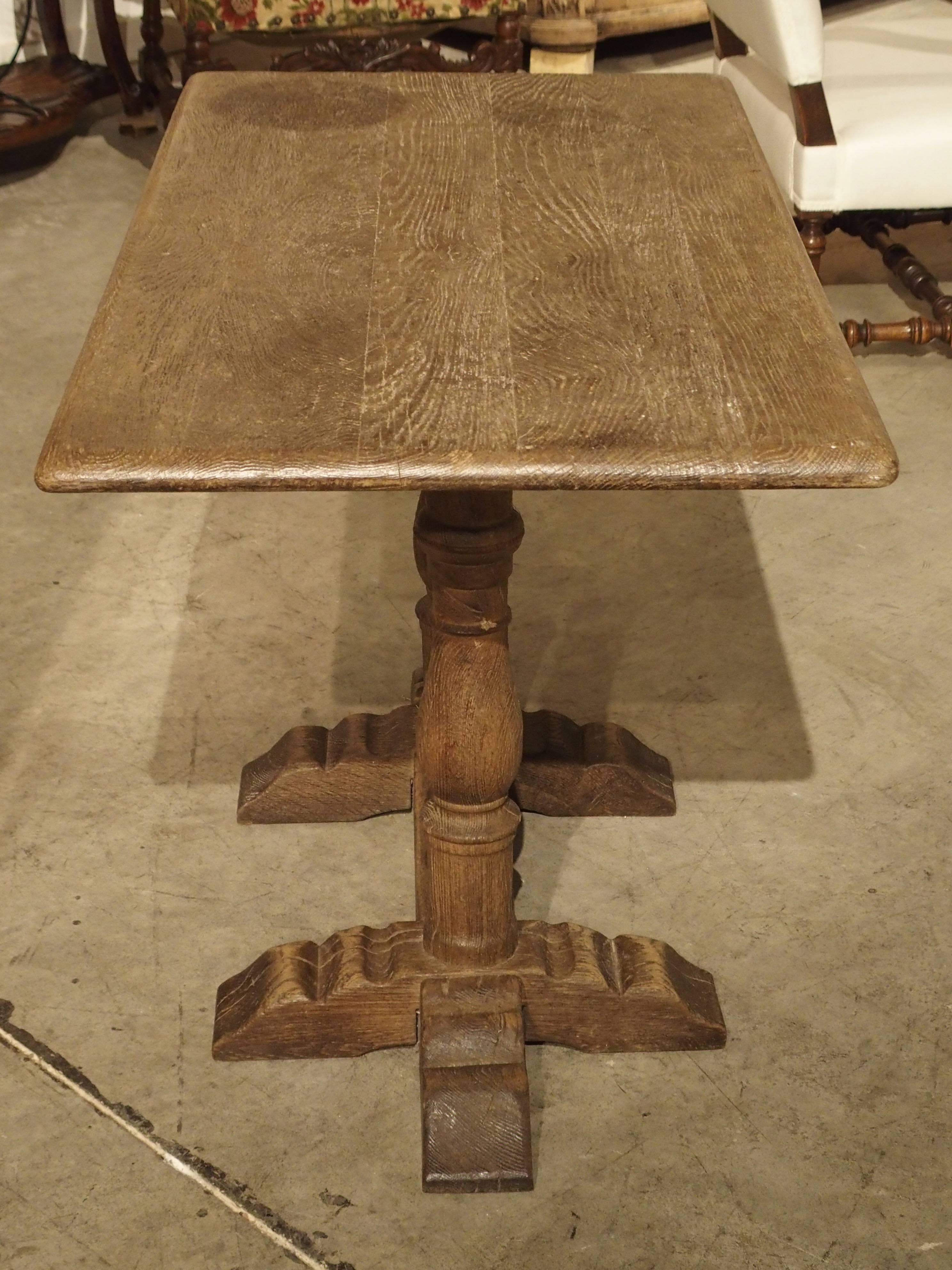 French Oak Bistro or Restaurant Table, Mid-1900s 1