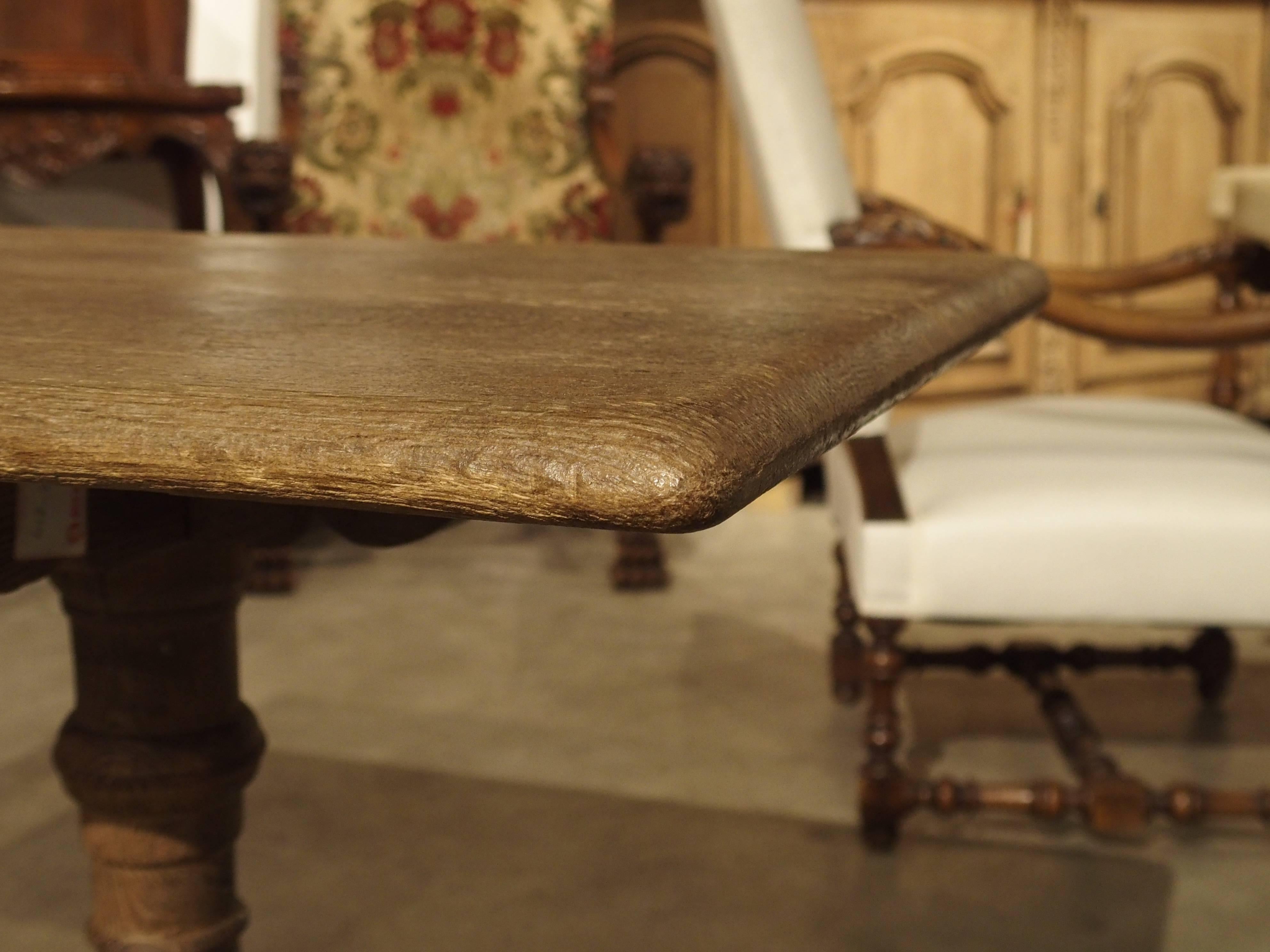 French Oak Bistro or Restaurant Table, Mid-1900s 2
