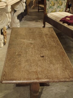 French Oak Bistro or Restaurant Table, Mid-1900s