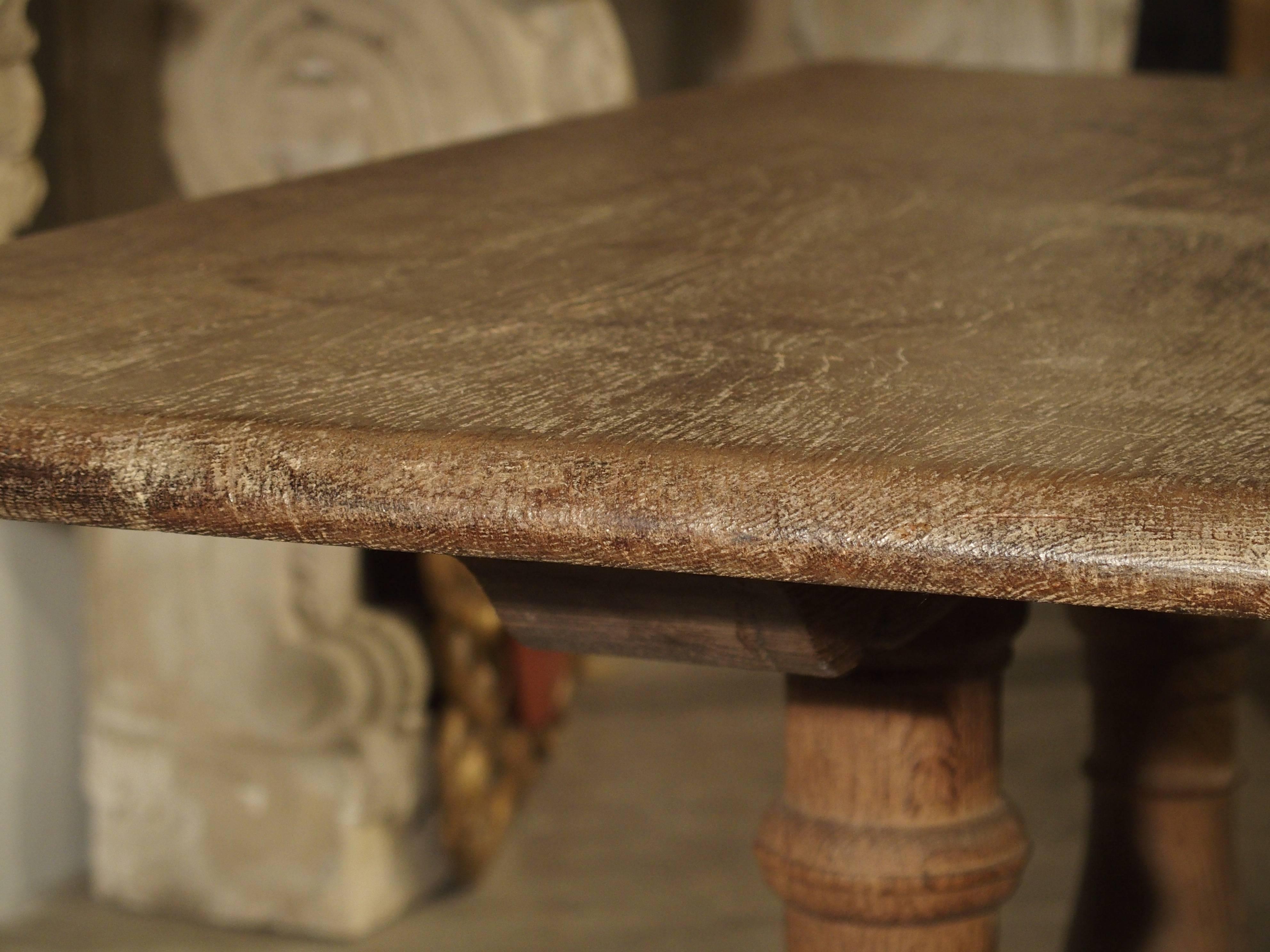 French Oak Bistro or Restaurant Table, Mid-1900s 2