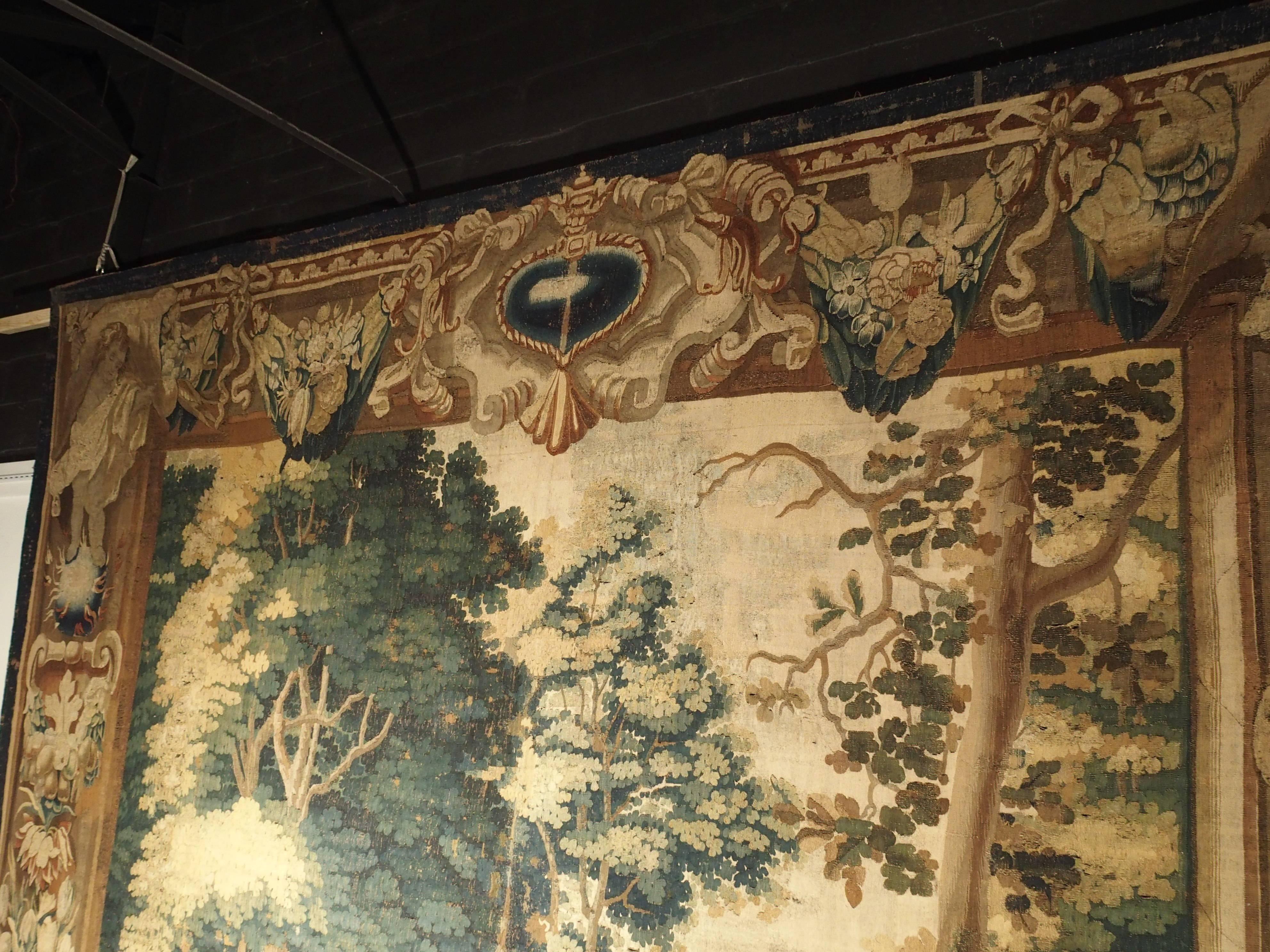 Belgian Rare 17th Century Brussels Tapestry by Ian Van Leefdael