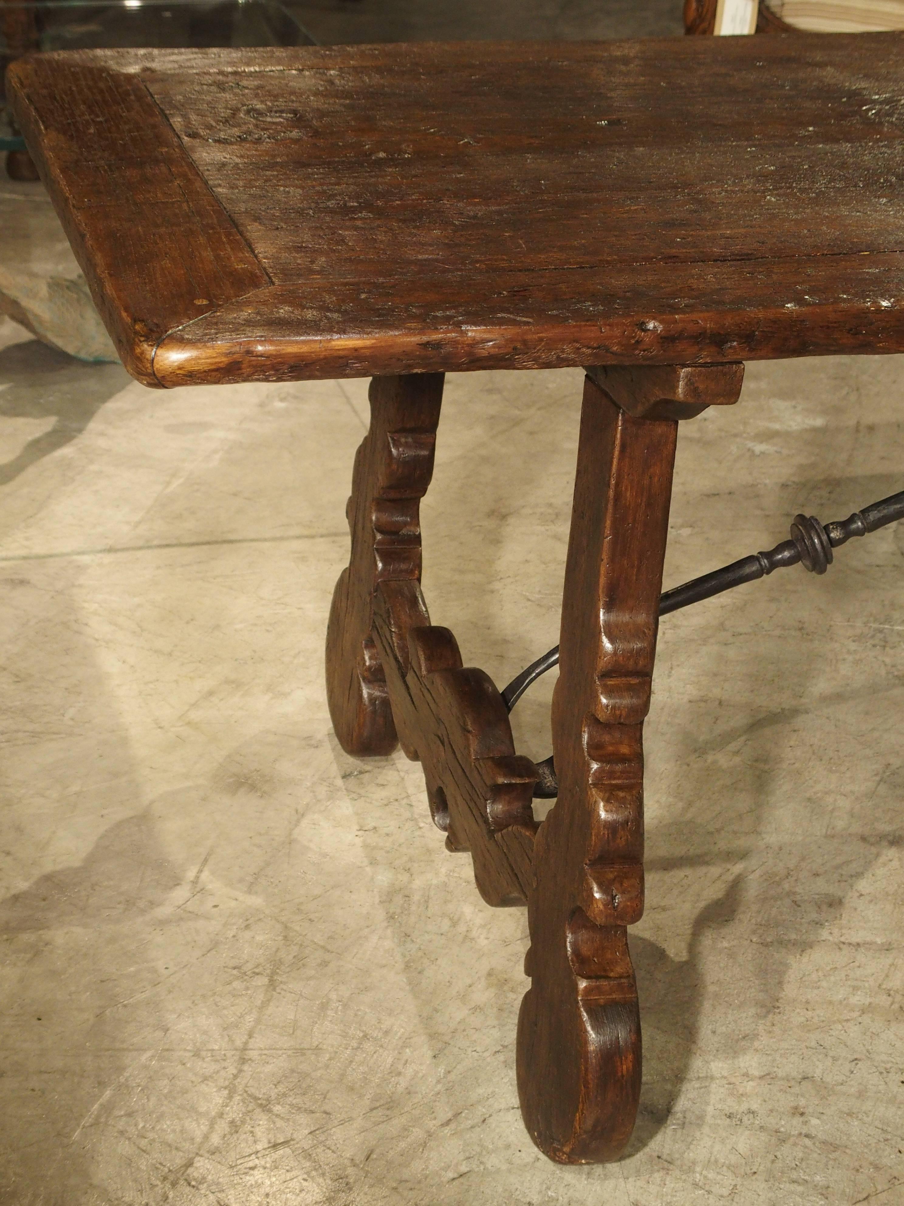 18th Century and Earlier 18th Century Elmwood Dining Table from Spain