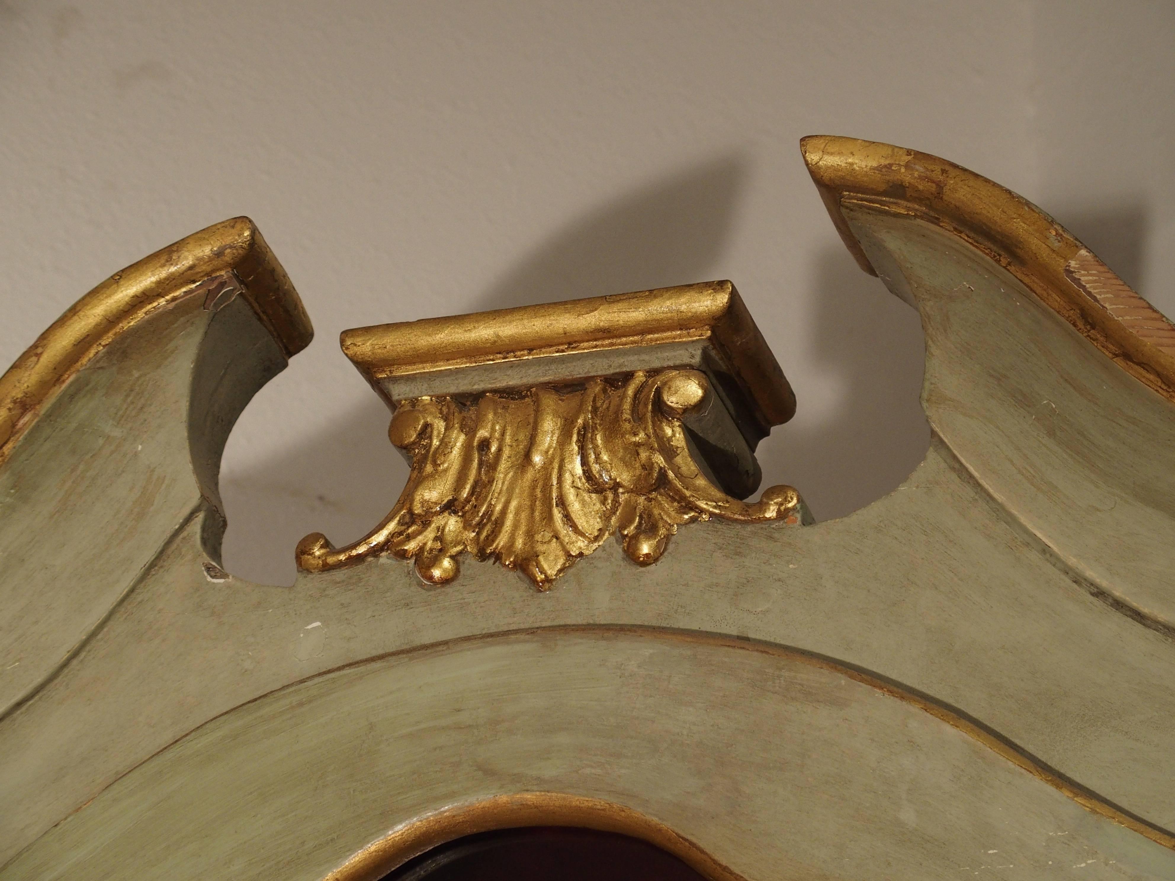 Pair of Painted and Gilt Corner Cabinets from Italy, circa 1870 2