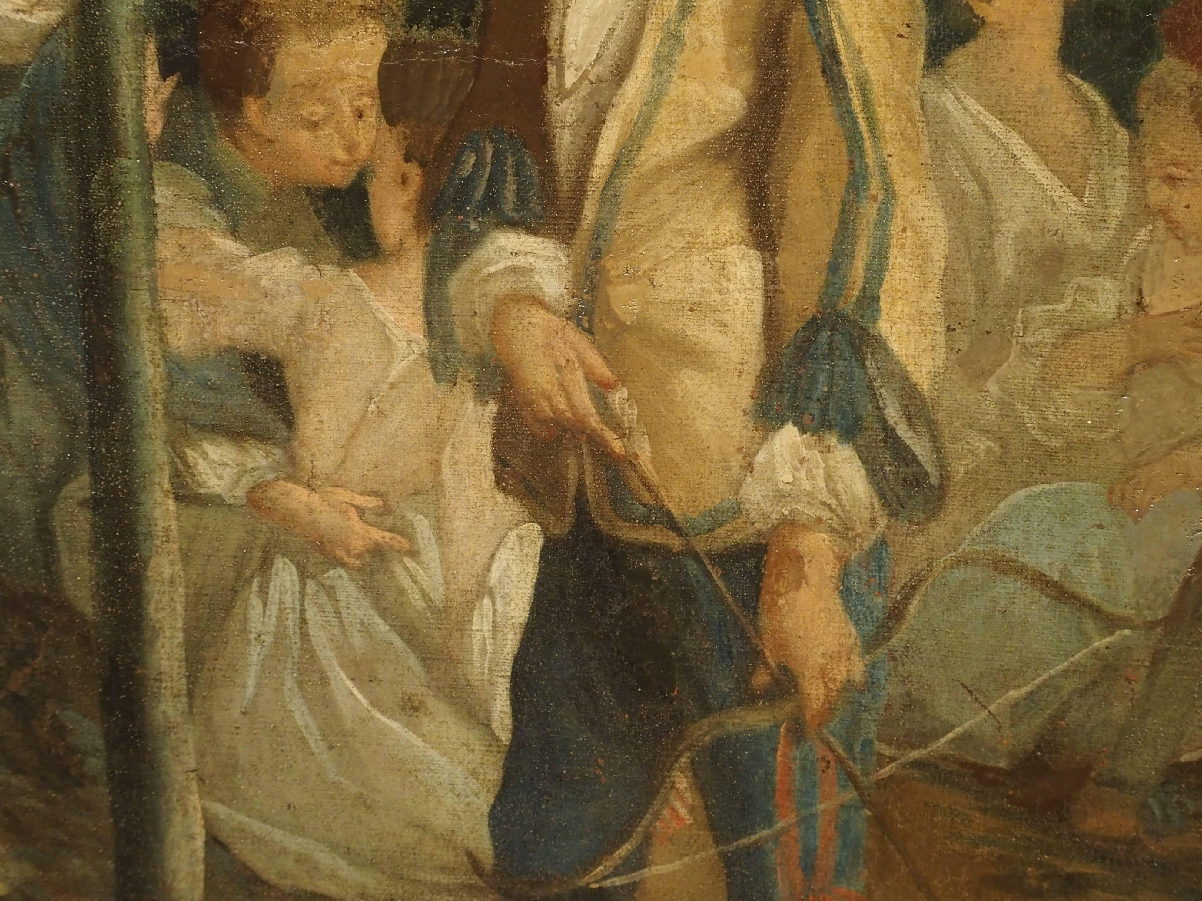 19th Century French Oil Painting After Nicolas Lancret, La Jeunesse 1