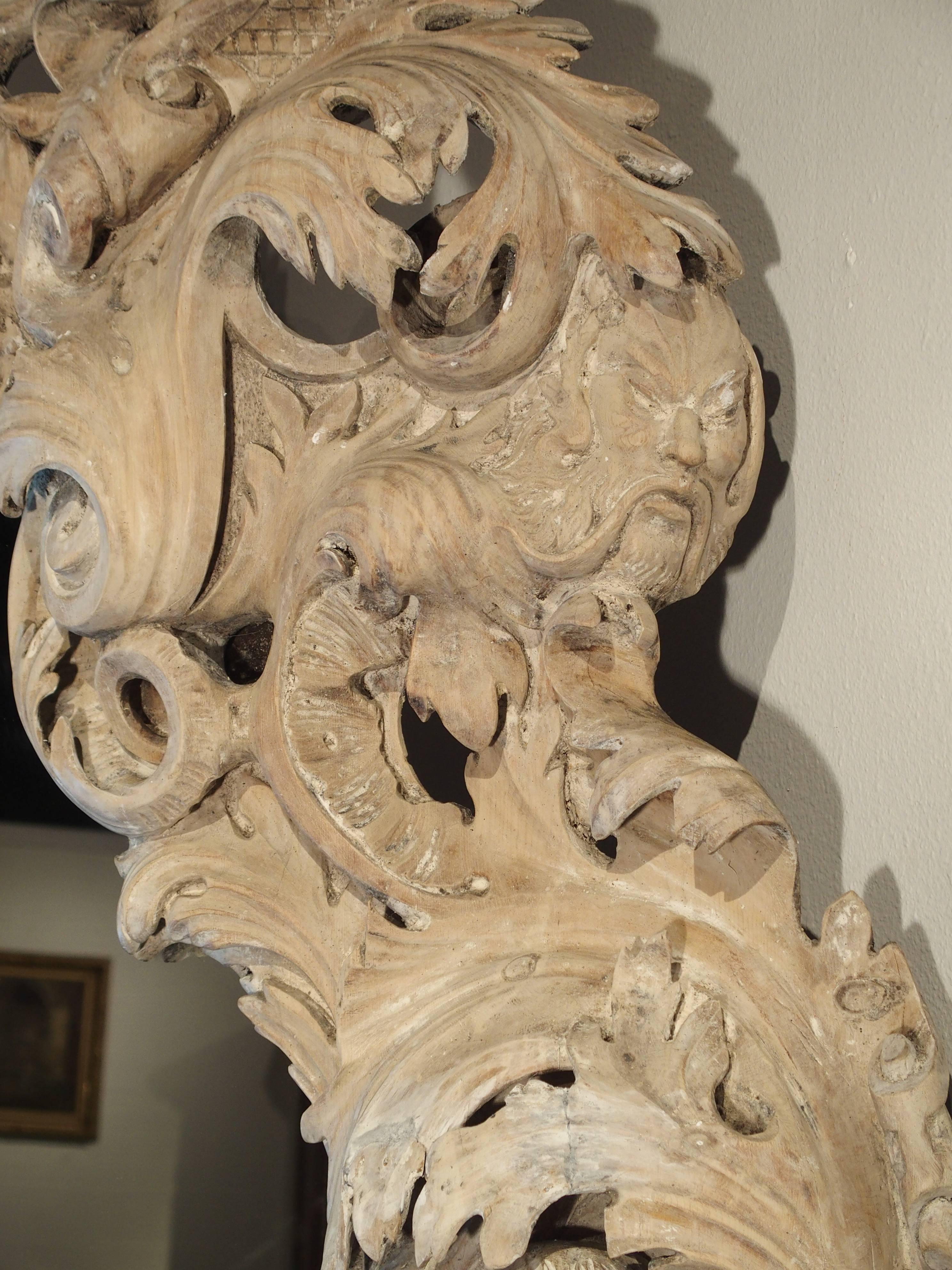 Monumental 19th Century Baroque Mirror from Italy 2
