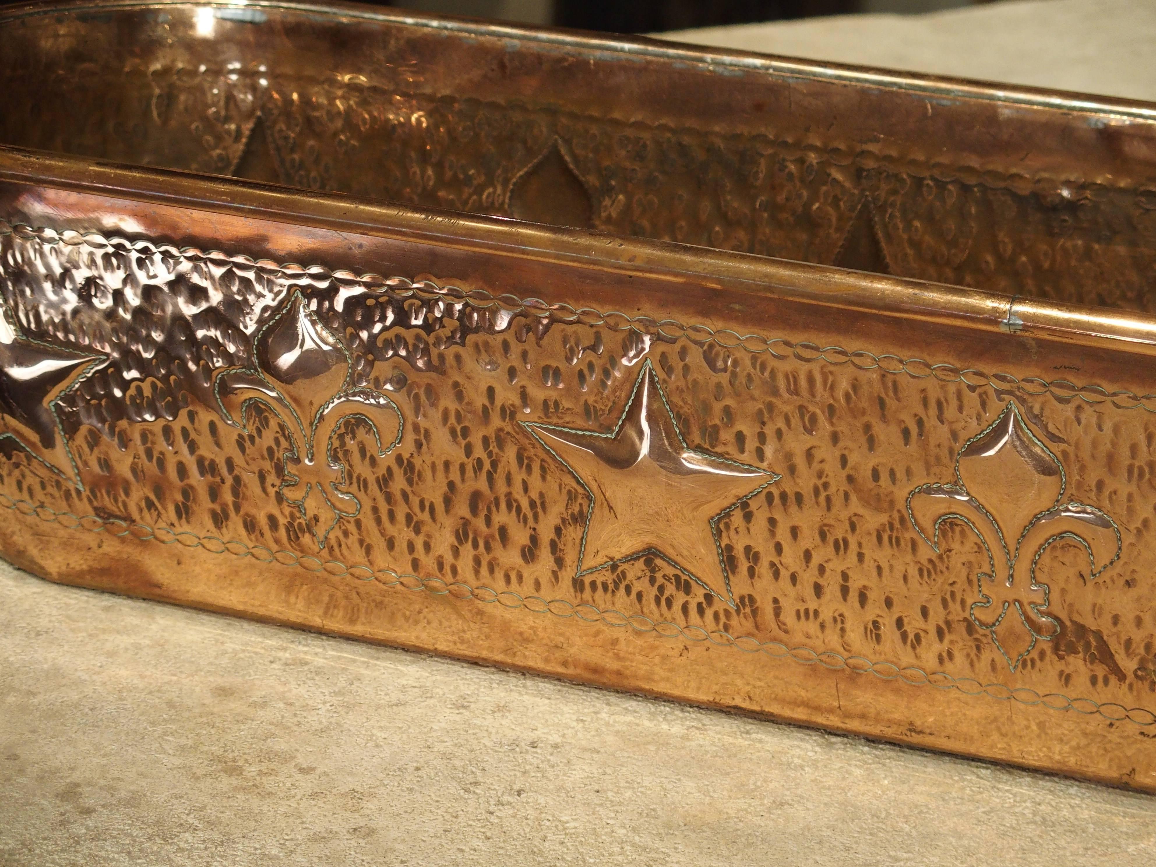 Large 19th Century Copper Fish Poacher from France In Good Condition In Dallas, TX