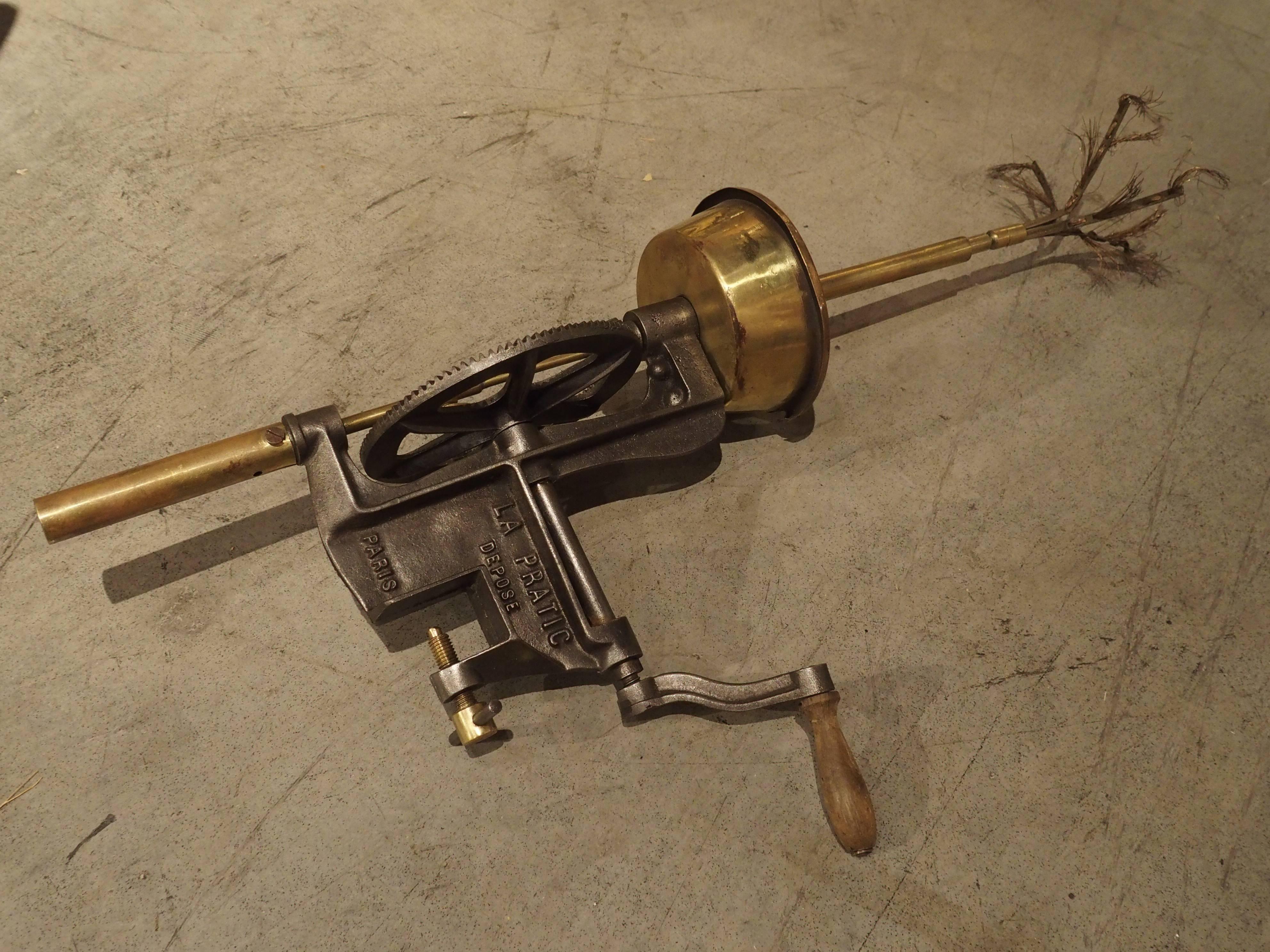 Antique nettoyeur de bouteilles de vin français:: circa 1900 2