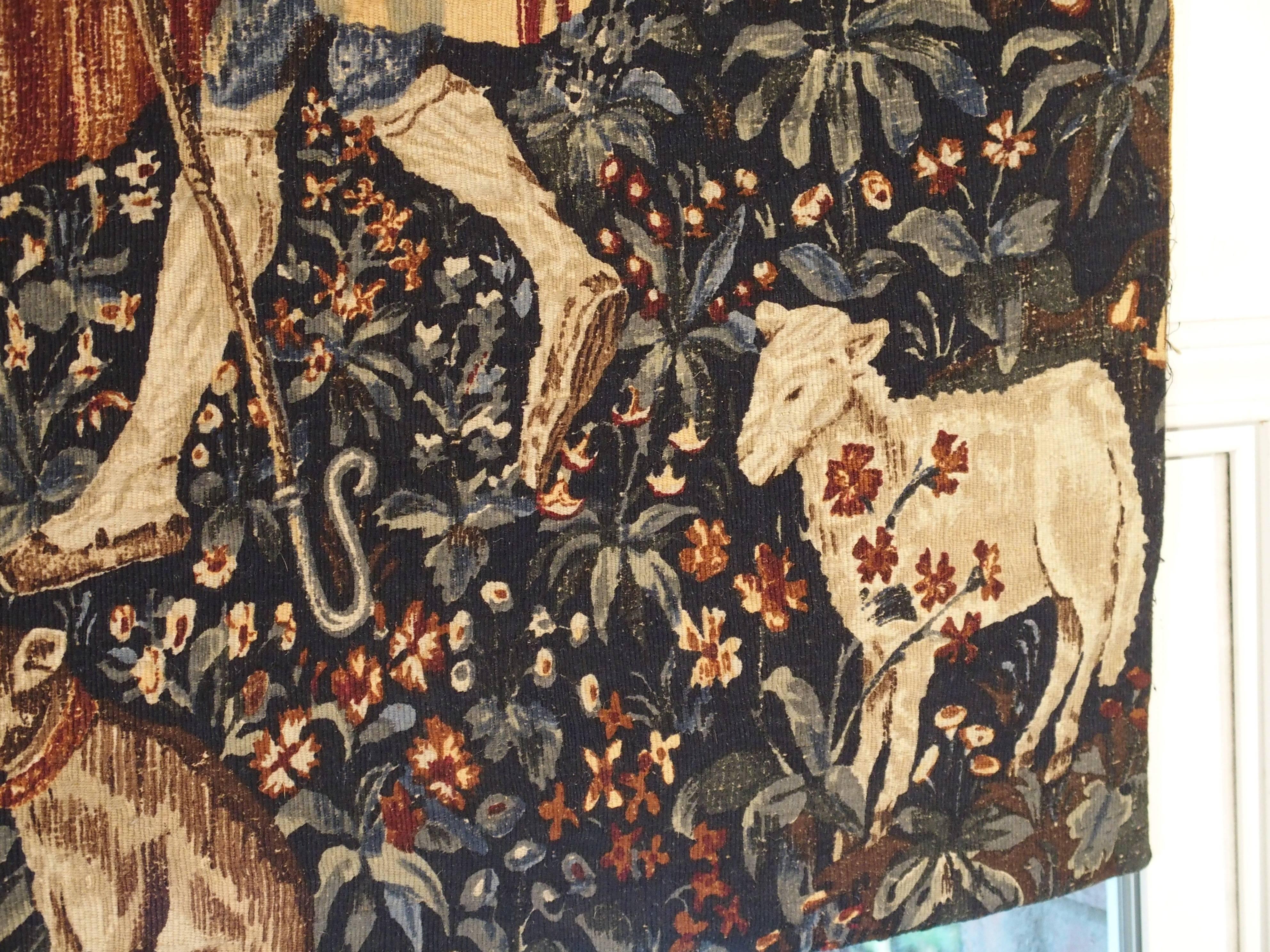 Medieval Style Tapestry from France, 20th Century 1