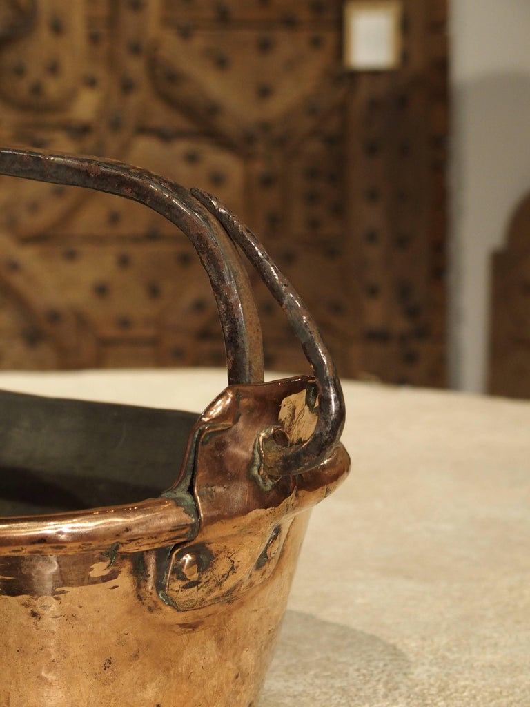 Small 18th Century Copper and Iron Fish Poacher from France at 1stDibs