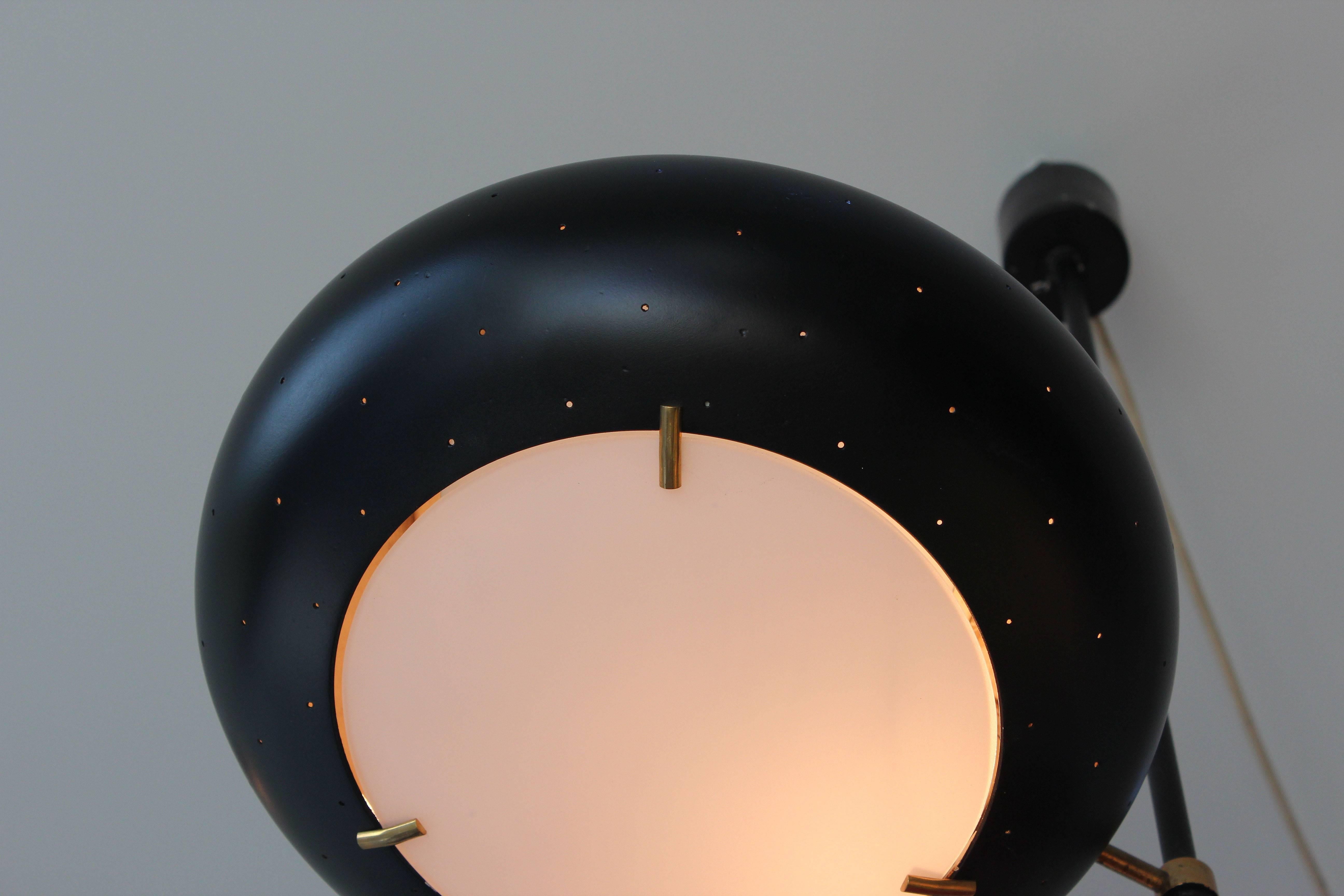 Mid-20th Century Ceiling Light Attributed to Angelo Lelli for Arredoluce