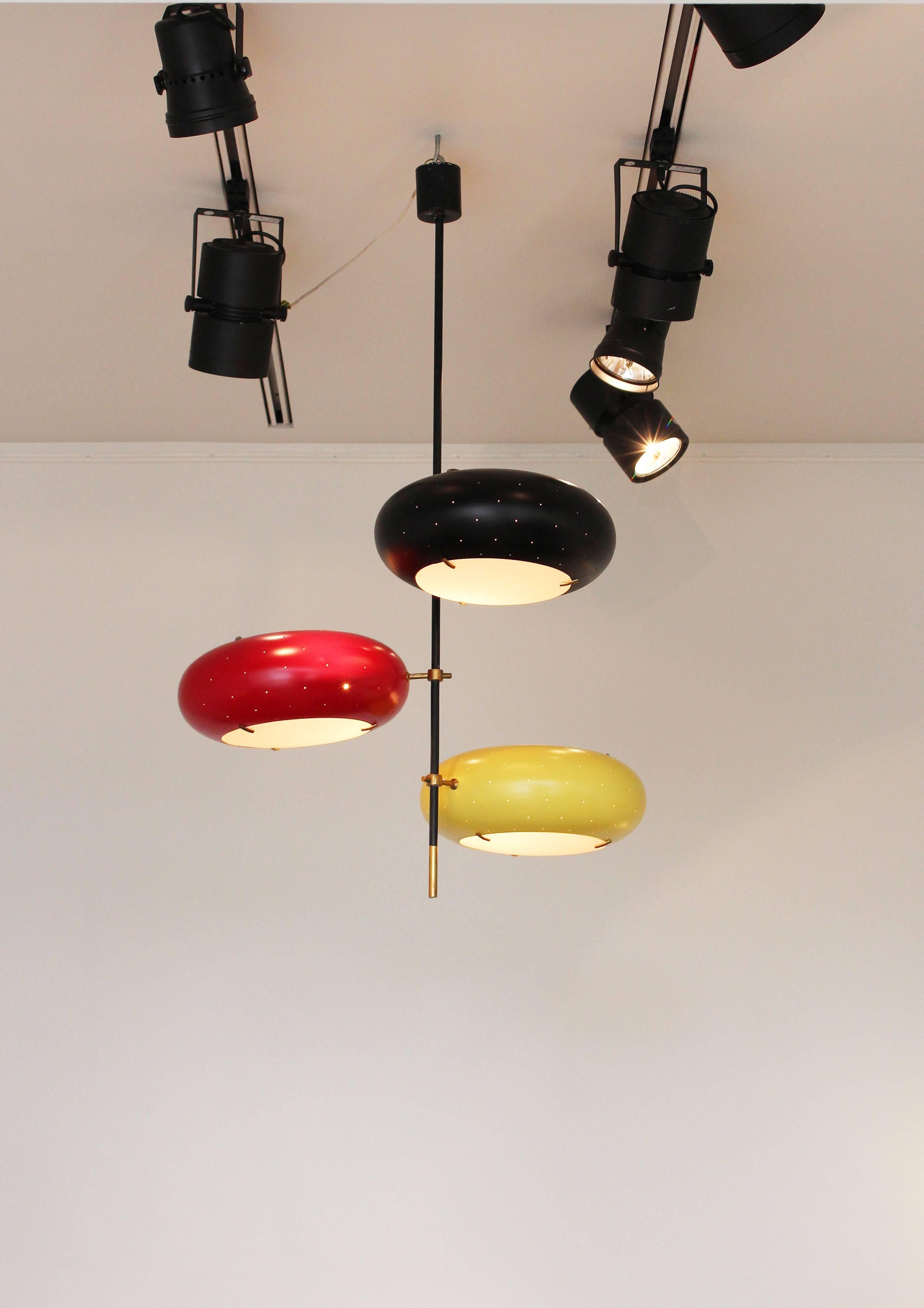 Ceiling Light Attributed to Angelo Lelli for Arredoluce 2