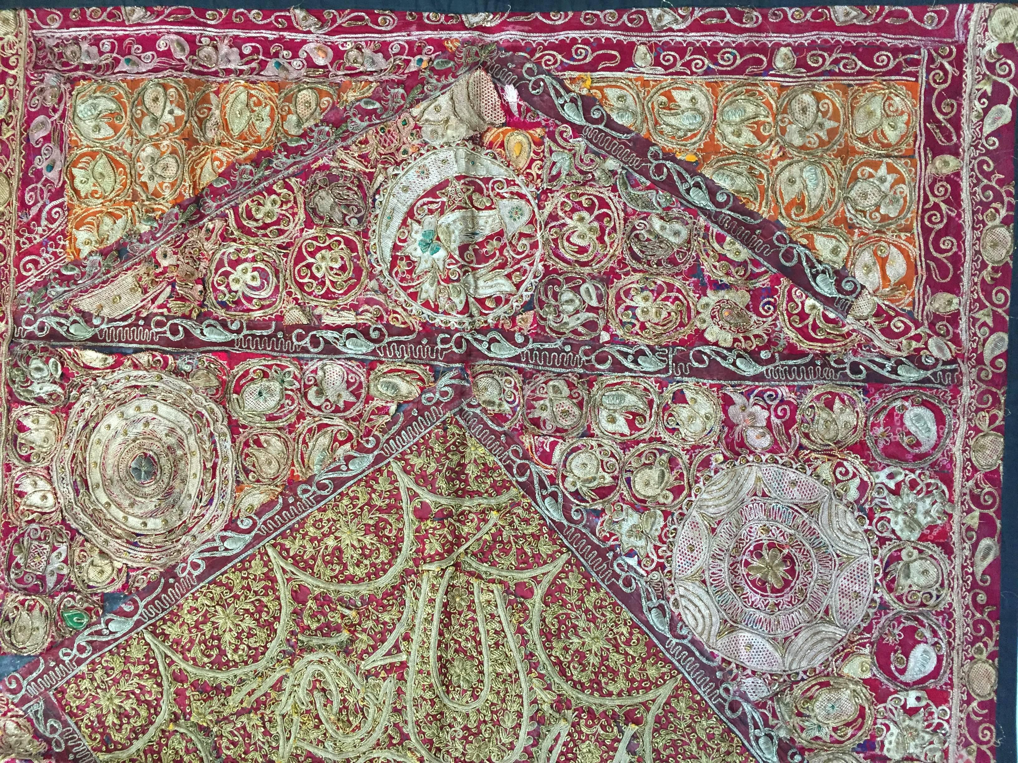 antique indian tapestry