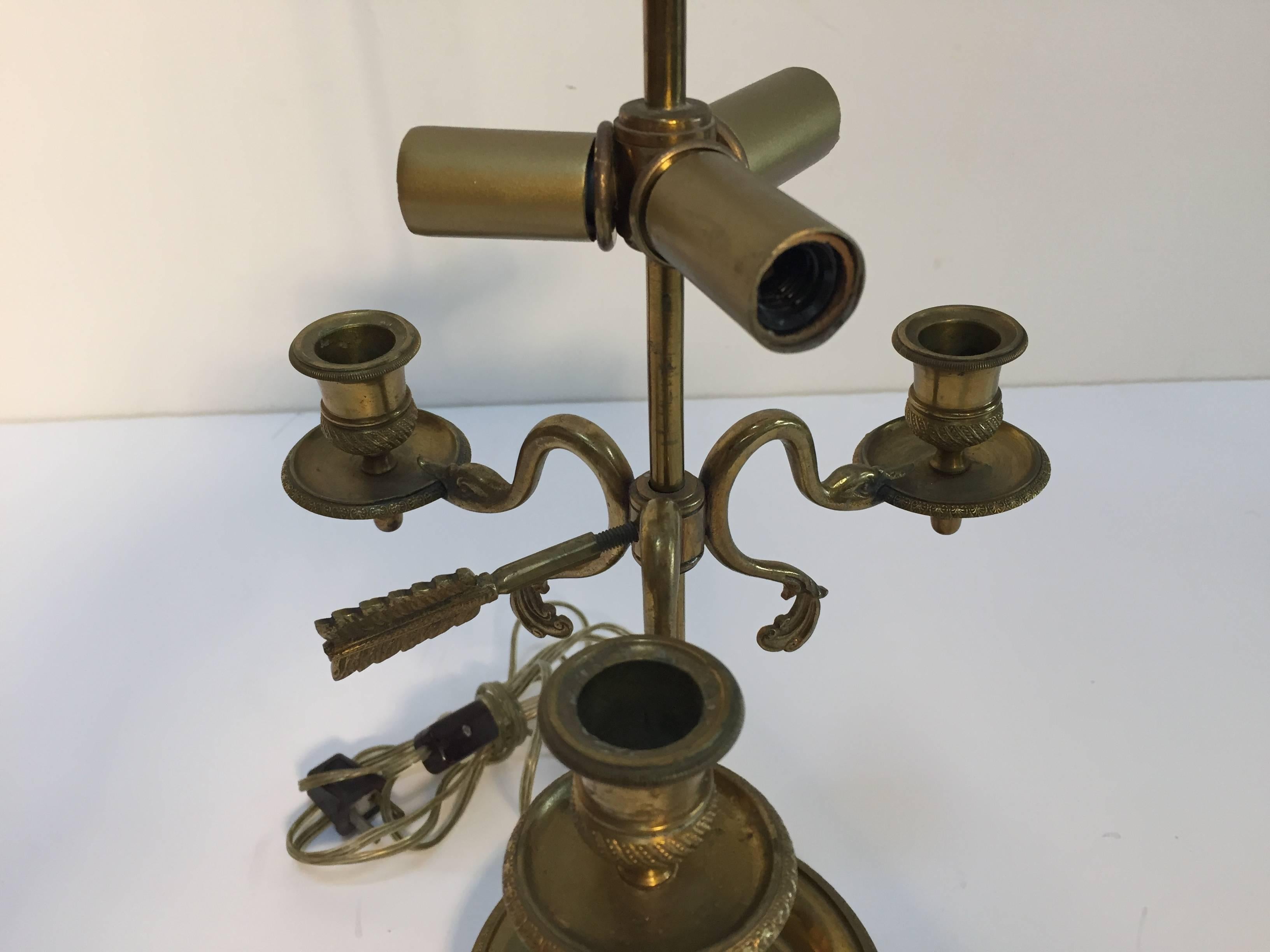 brass candelabra lamp