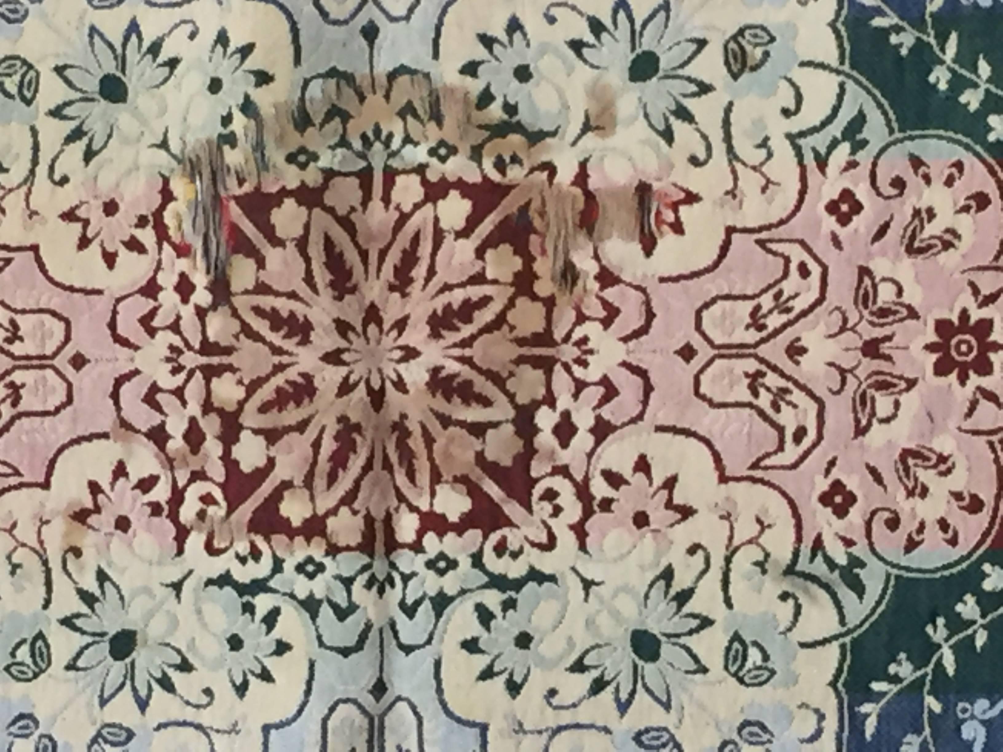 20th Century Spanish Moorish Wall Hanging Tapestry with Arabic Writing