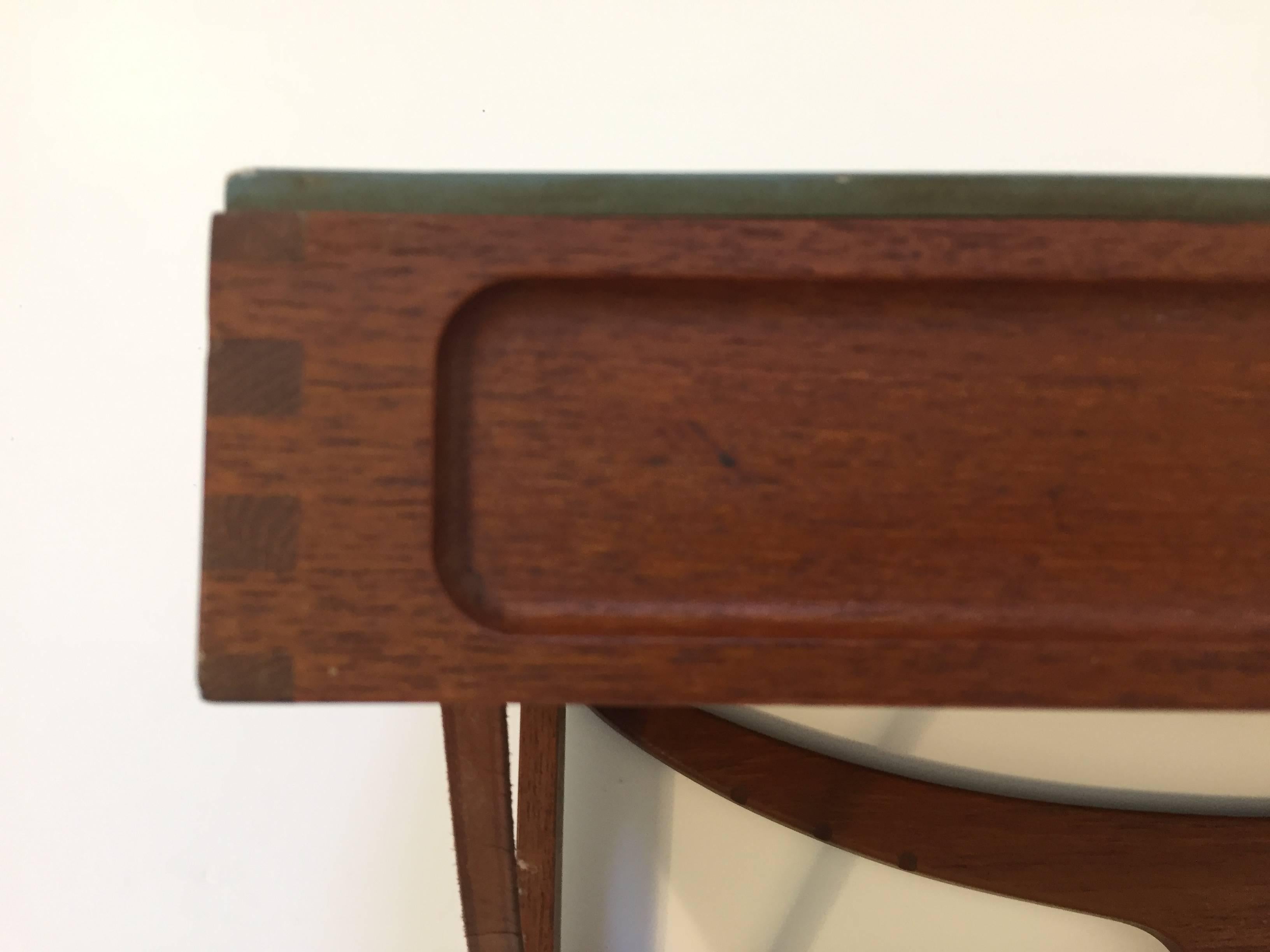 Scandinavian Wall Teak Valet by Adam Hoff and Poul Ostergaard, circa 1960 In Excellent Condition In North Hollywood, CA