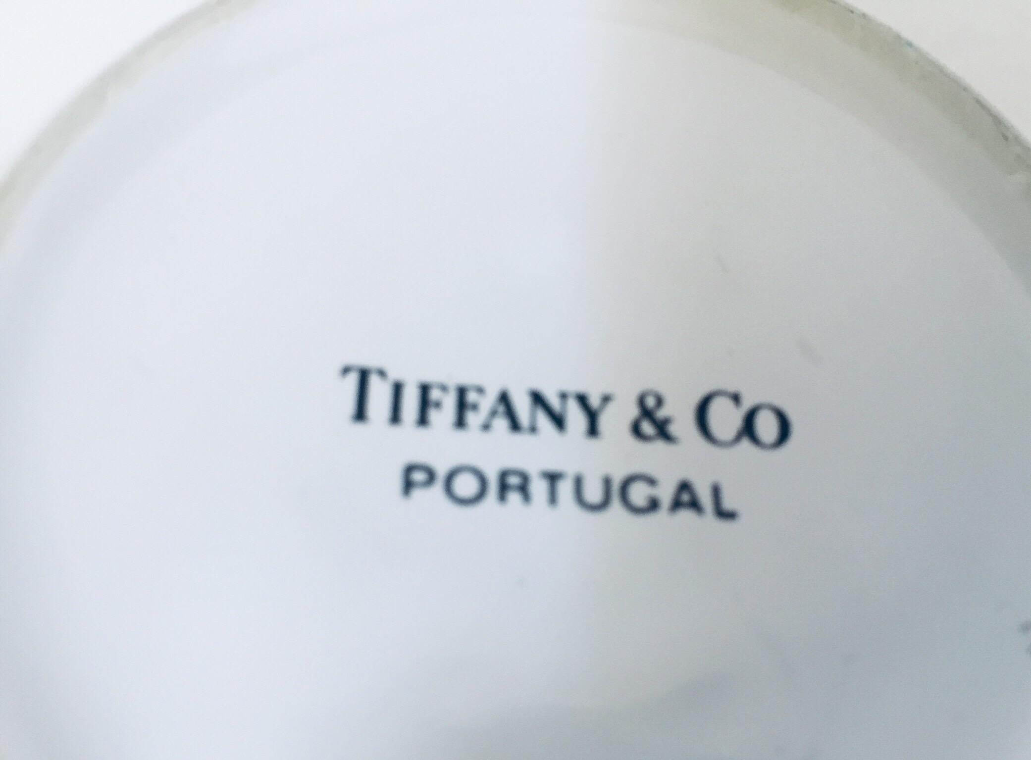 Tiffany & Co. Porzellan Trinket Box mit Deckel mit einem Ballon Dekor 4