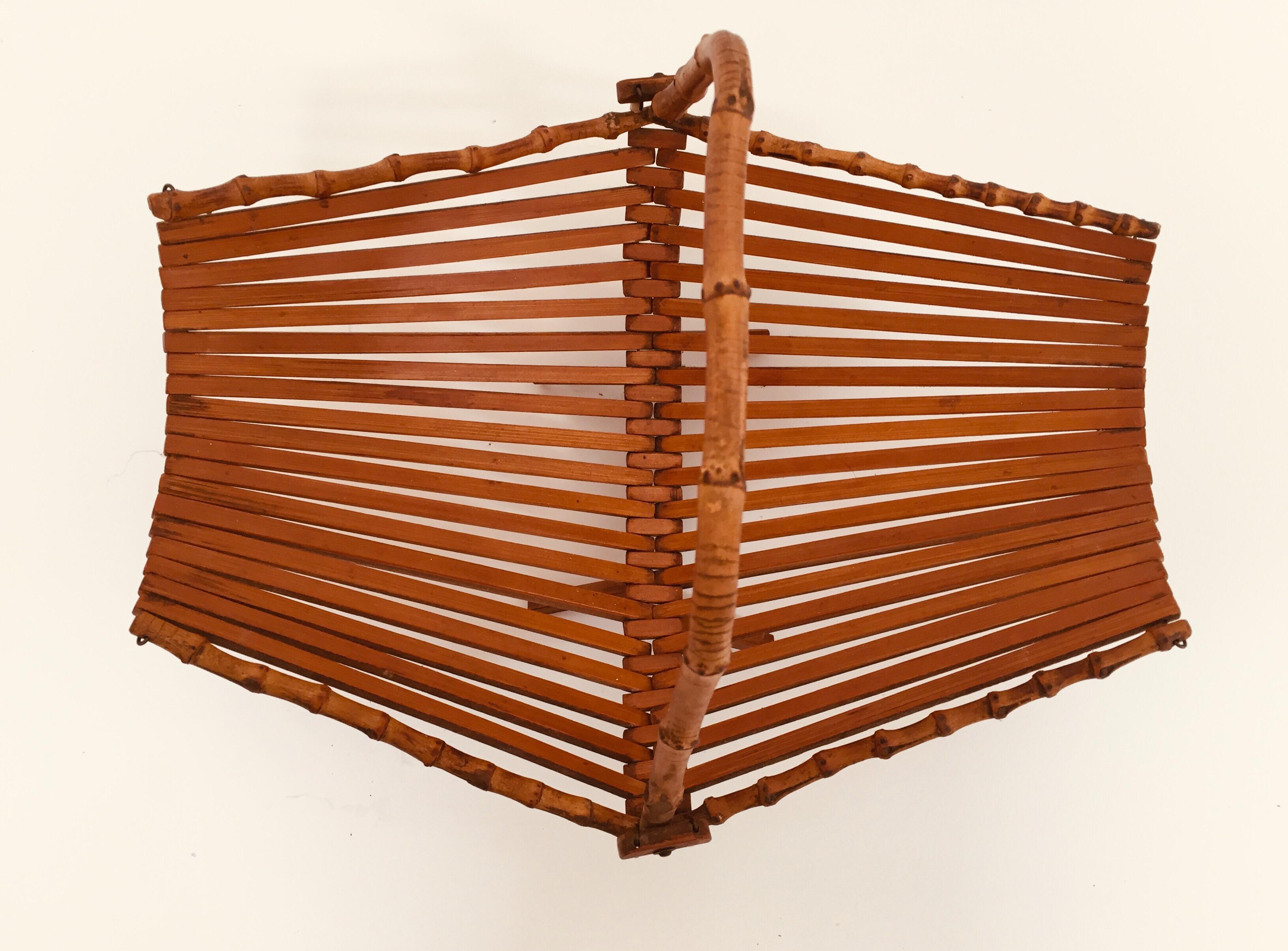 folding baskets with handles